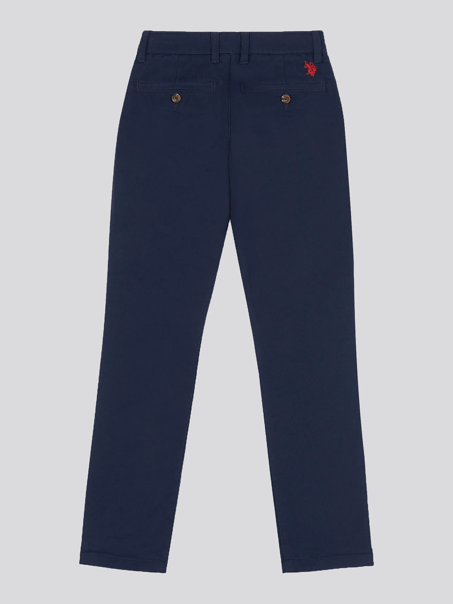 Boys Classic Chino in Dark Sapphire Navy / Haute Red DHM - Image 6