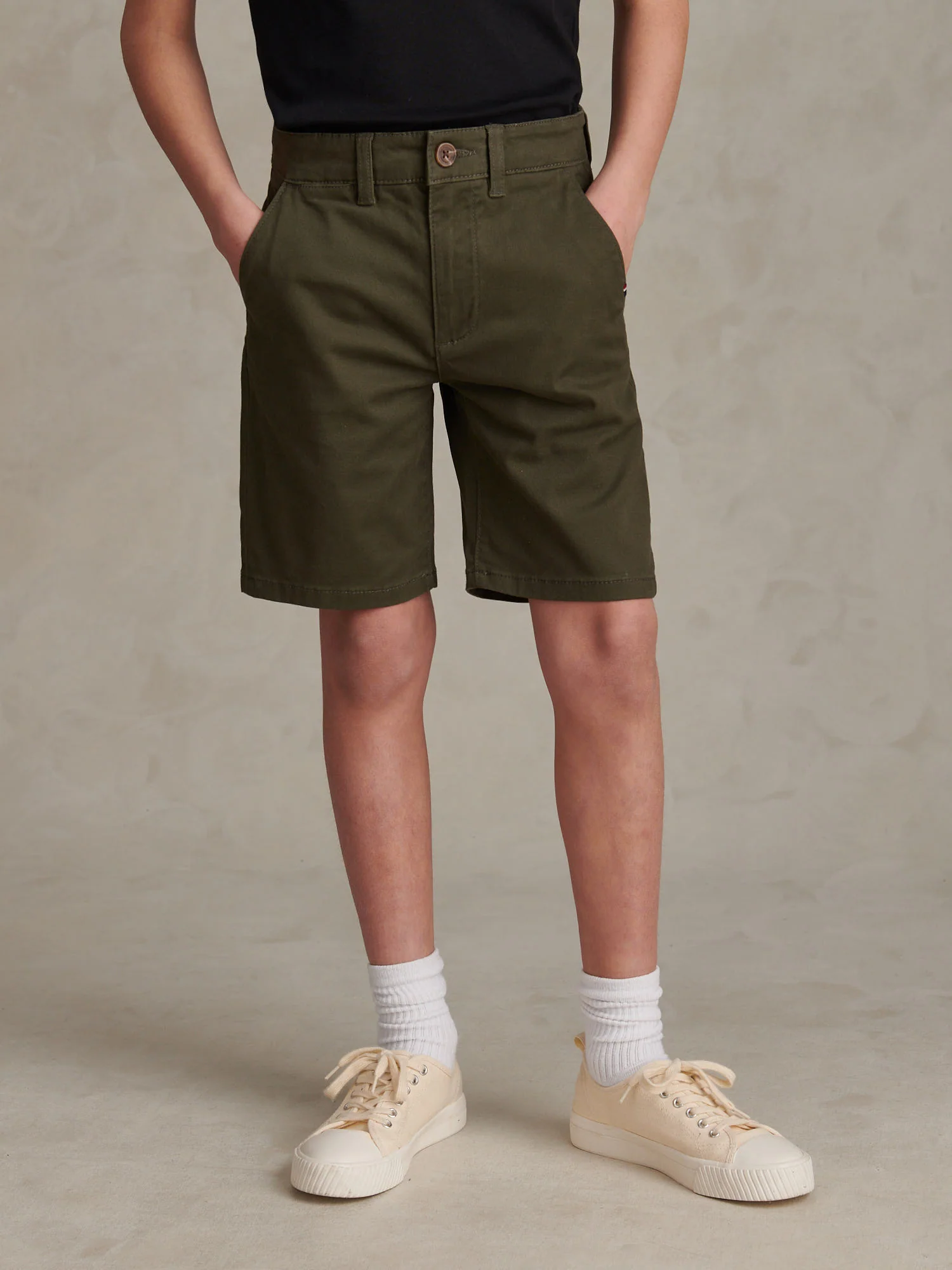 Boys Classic Chino Short Forest Night