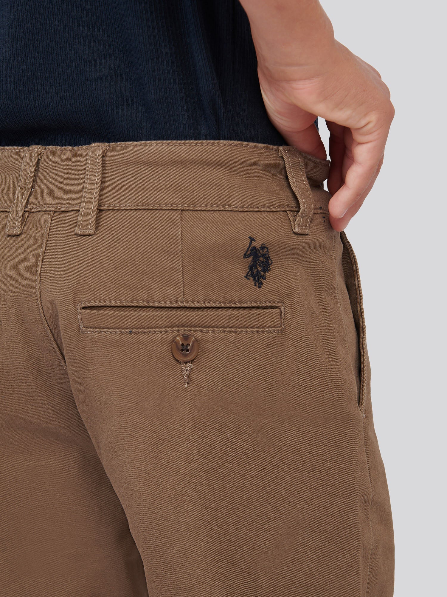 Boys Classic Chino Short Shitake - Image 2