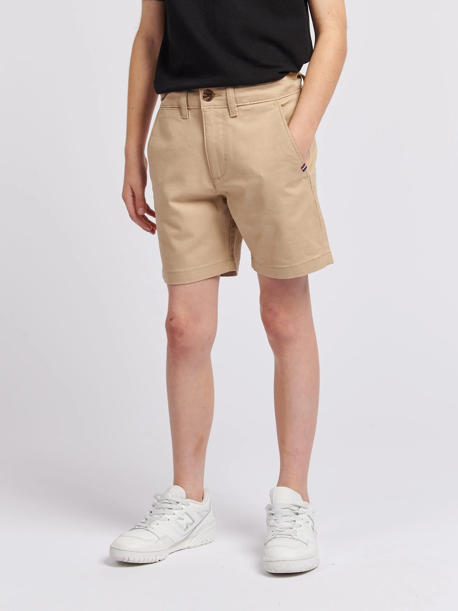 Boys Classic Chino Shorts in Cornstalk
