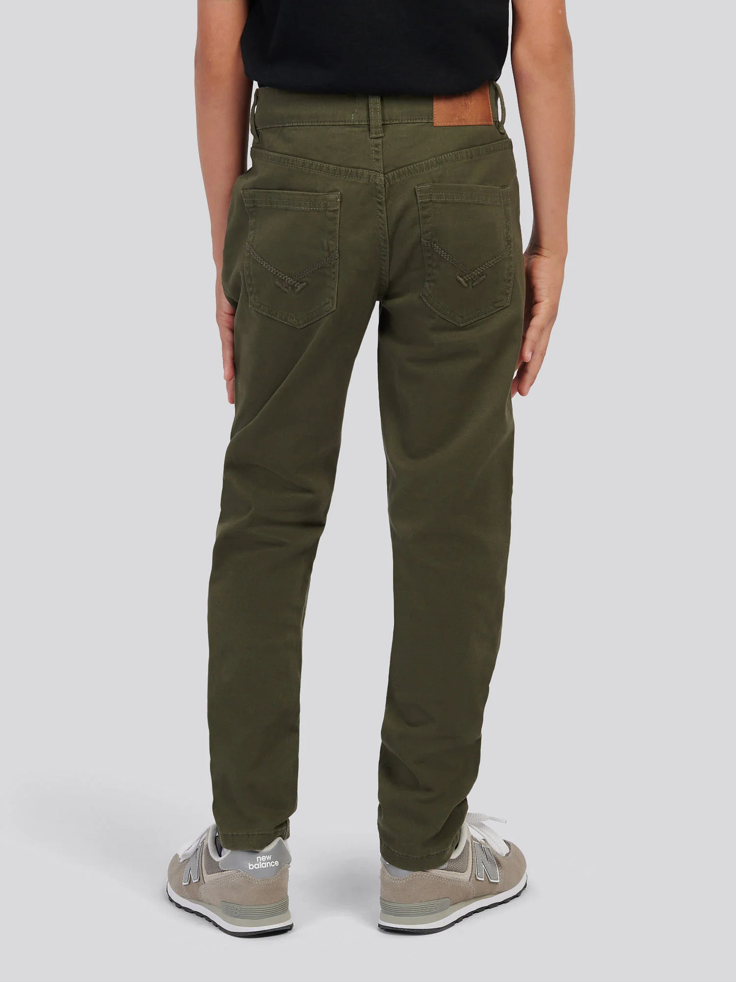 Boys Core 5 Pocket Trouser in Forest Night - Image 4