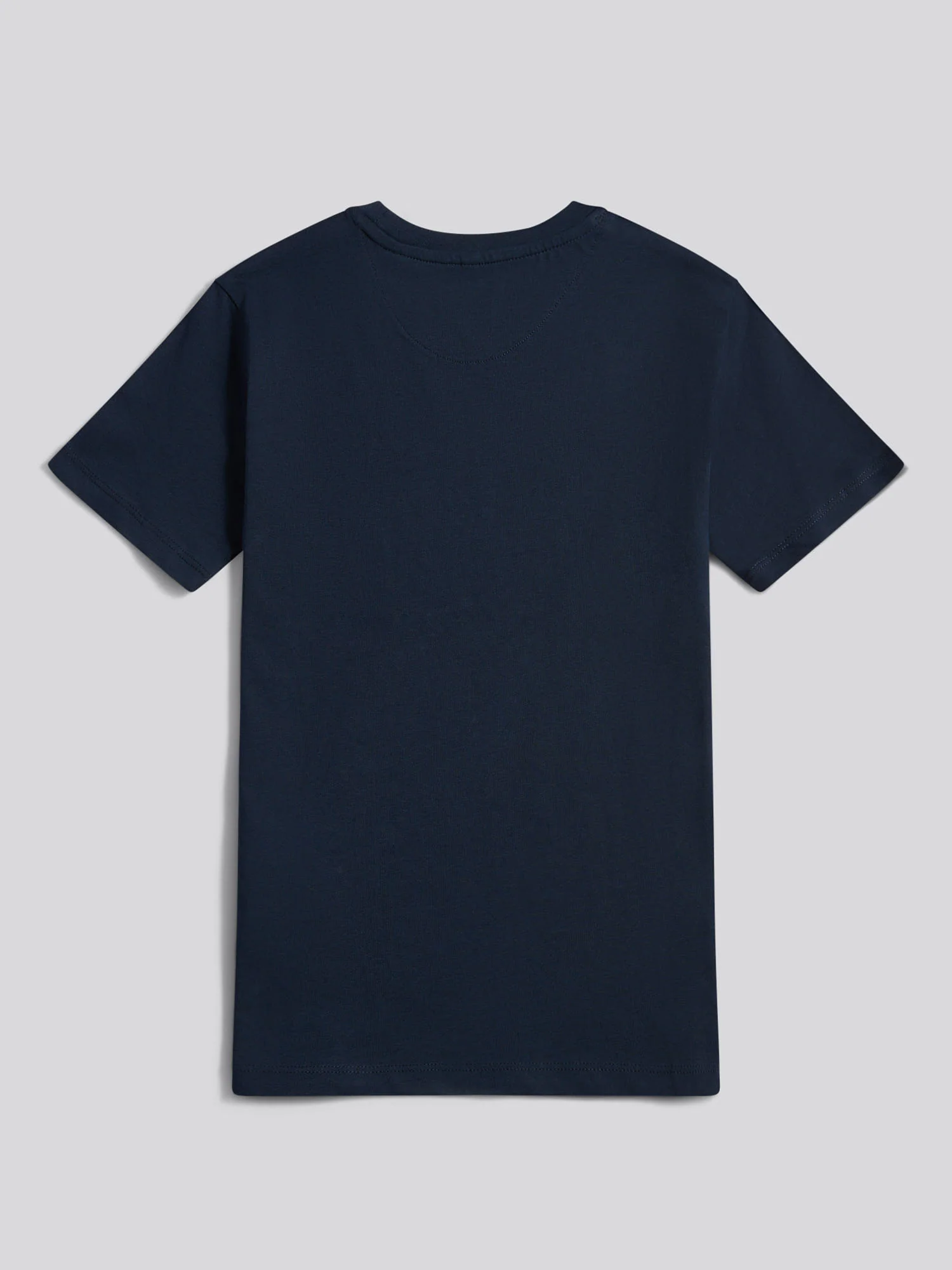 Boys Double Horsemen Graphic T-Shirt in Dark Sapphire Navy - Image 2