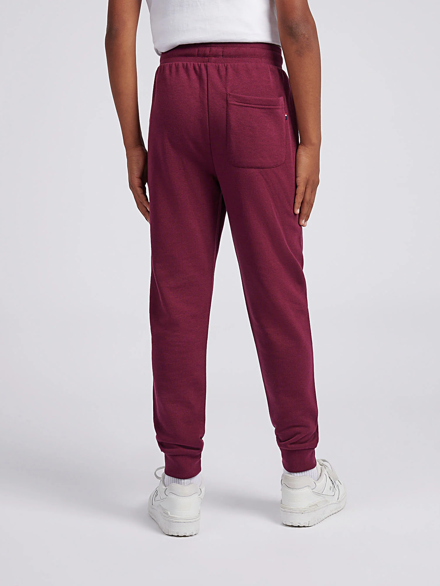 Boys Double Horsemen Loopback Jogger Grape Wine - Image 4