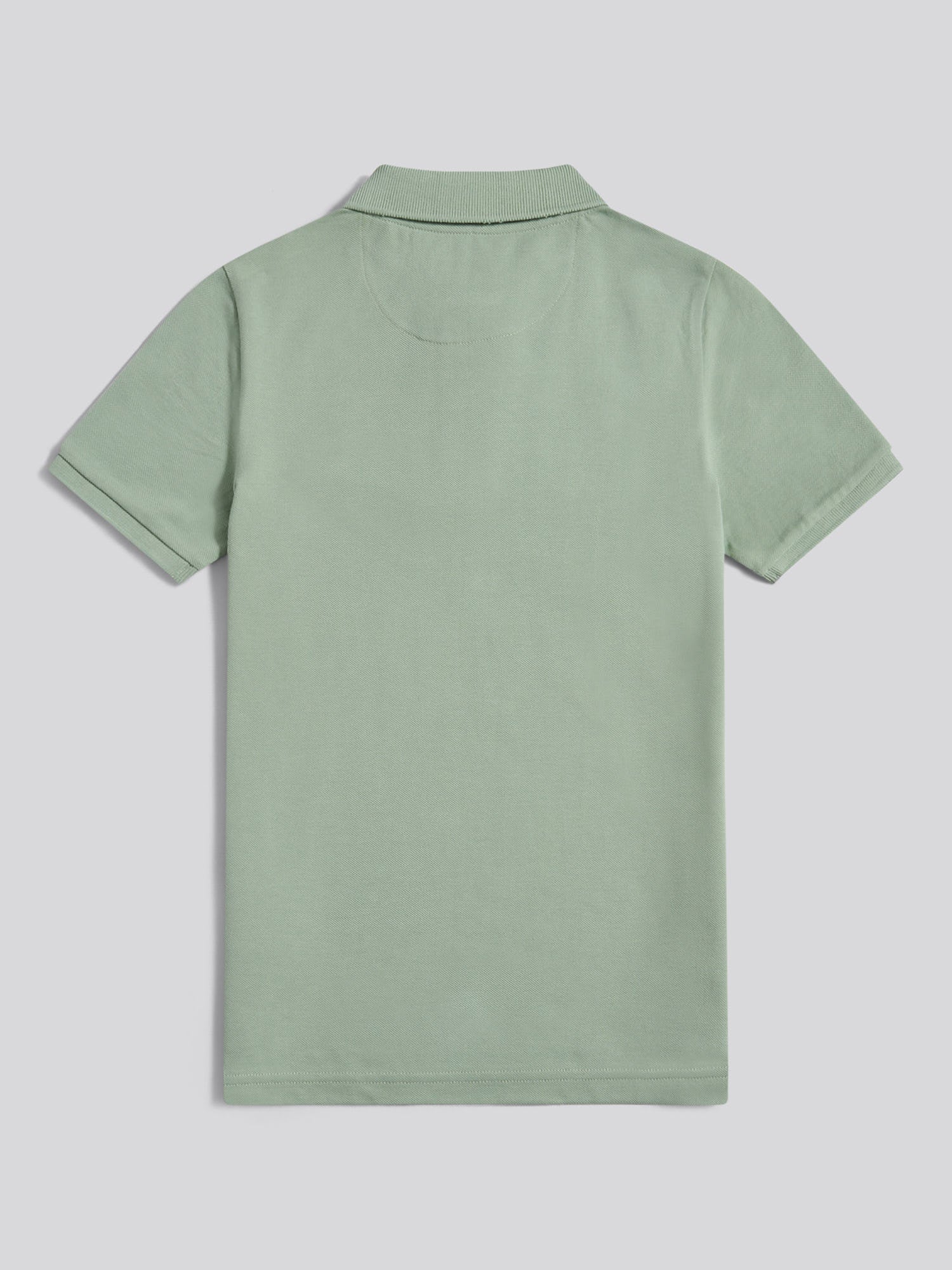 Boys Double Horsemen Polo Shirt Iceberg Green - Image 6