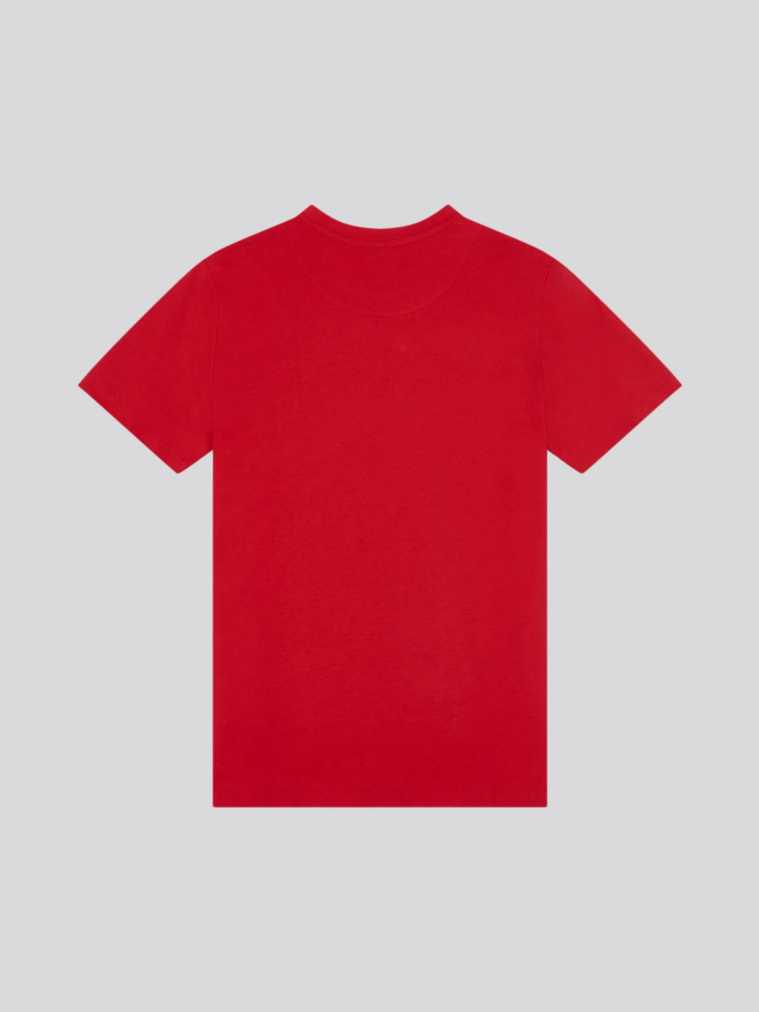 Boys Large Double Horsemen Graphic T-Shirt in Haute Red - Image 2