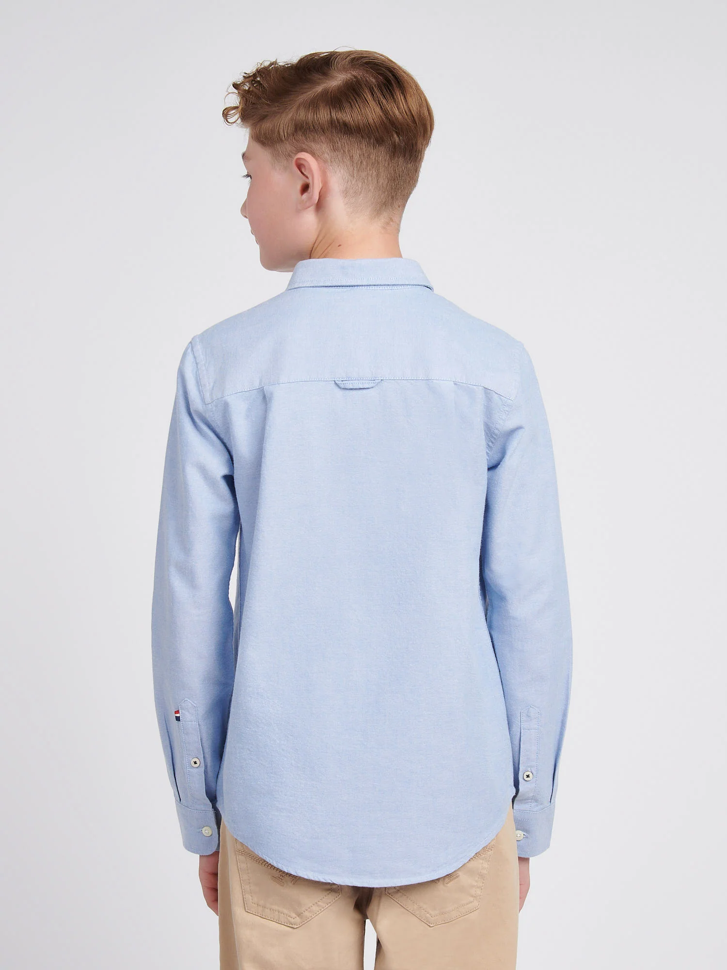 Boys Oxford Shirt in Blue Yonder - Image 4
