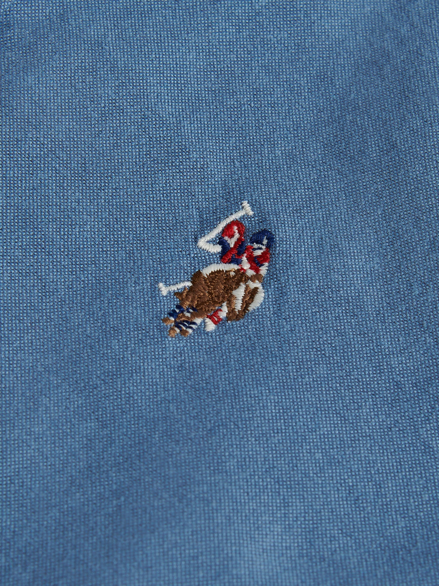 Boys Oxford Shirt in Vintage Indigo - Image 8