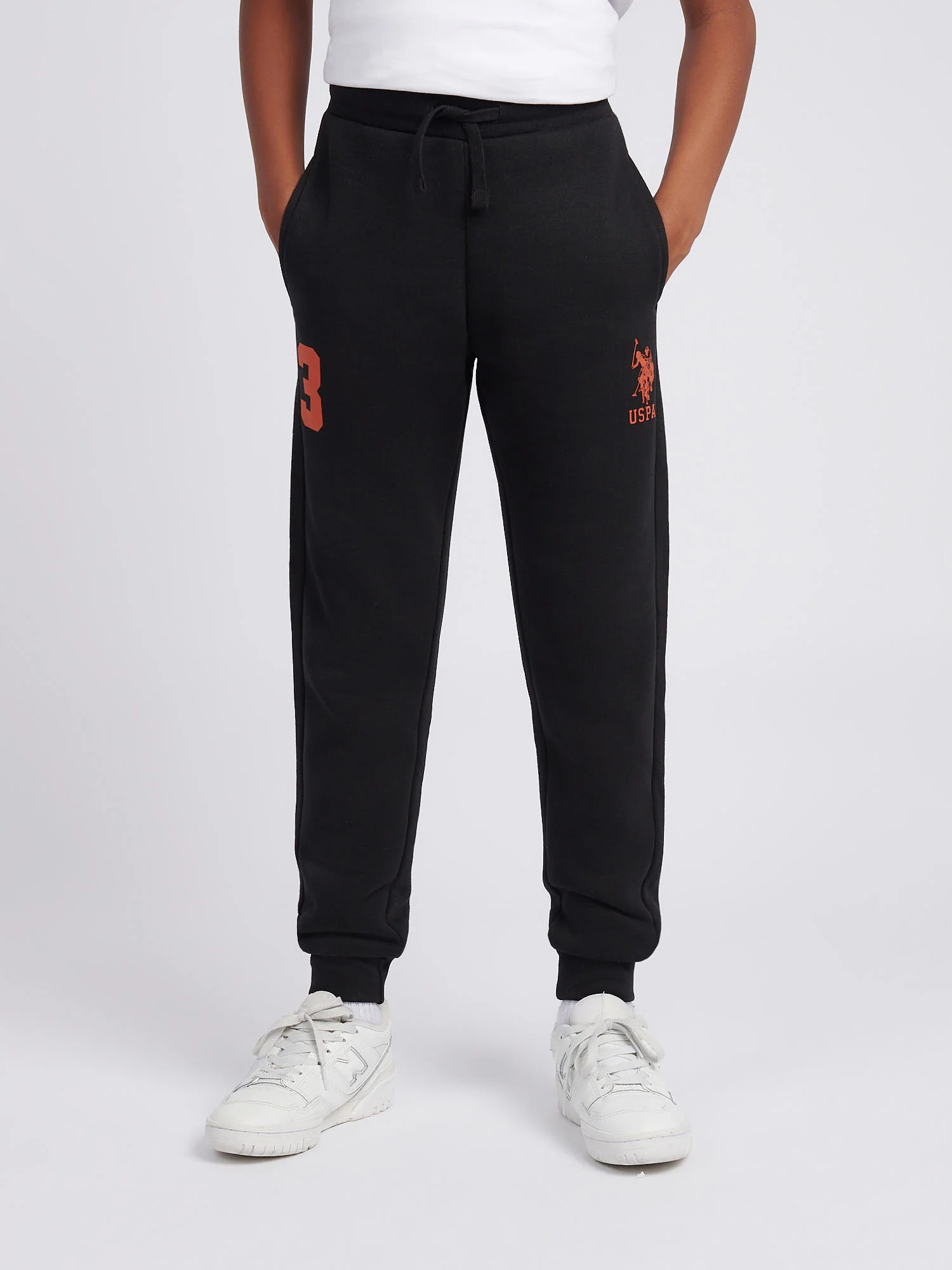 Boys Player 3 Hoodie & Jogger Set in Black - Image 5