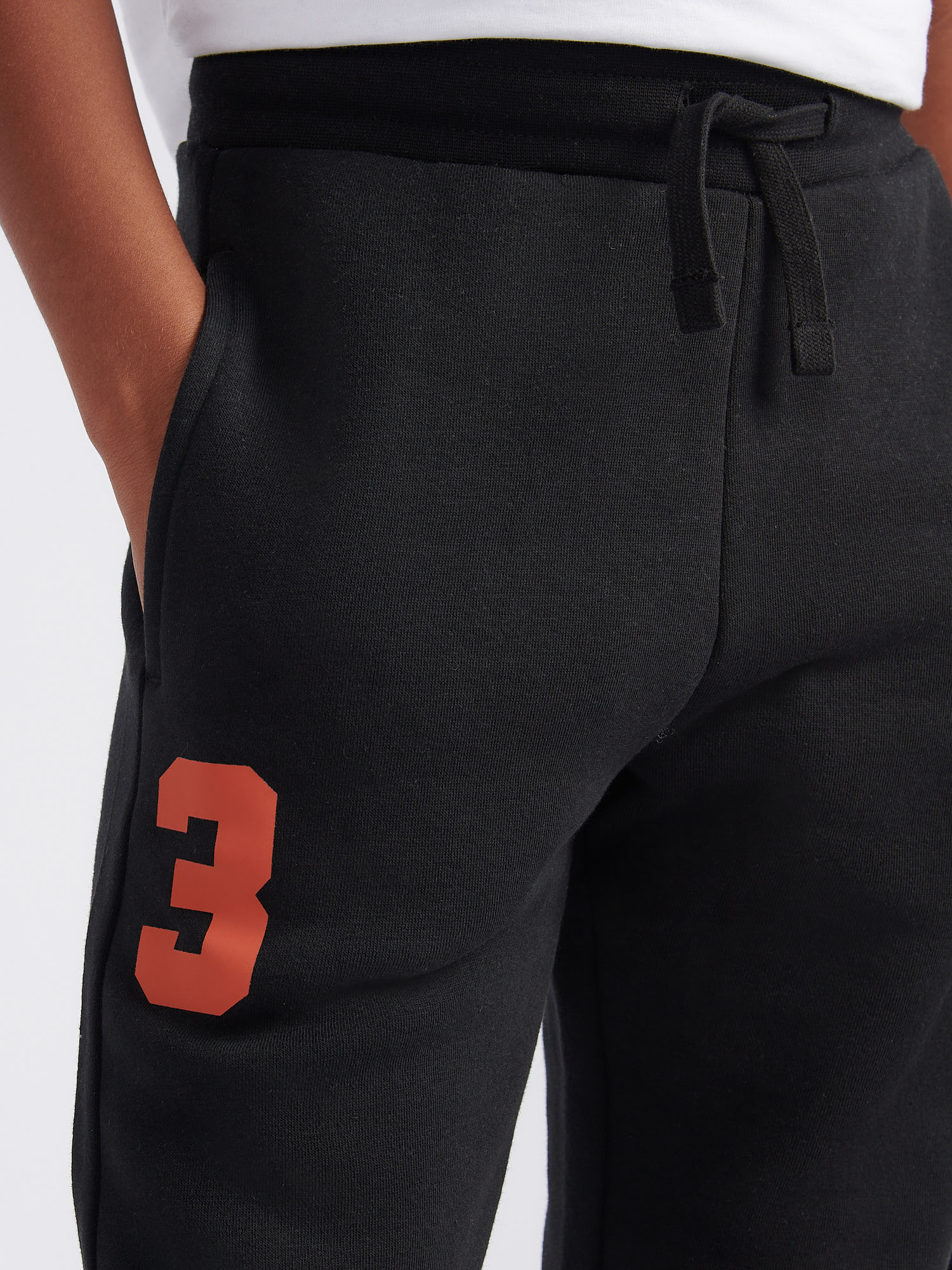 Boys Player 3 Hoodie & Jogger Set in Black - Image 8