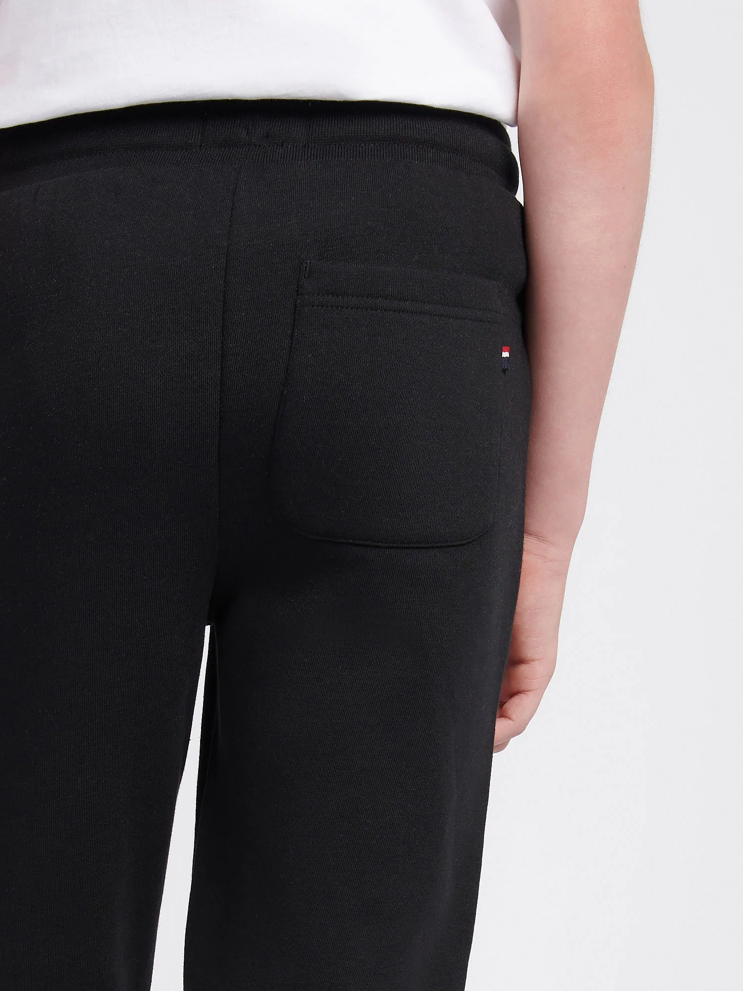 Boys Player 3 Jogger in Black / Haute Red DHM - Image 6