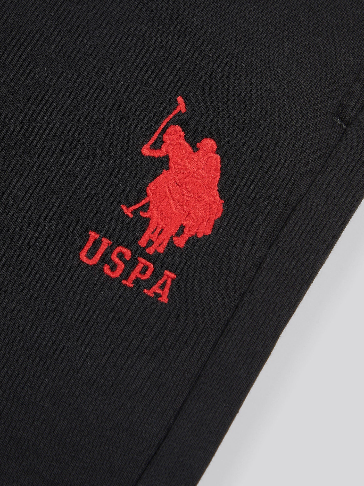Boys Player 3 Jogger in Black / Haute Red DHM - Image 9