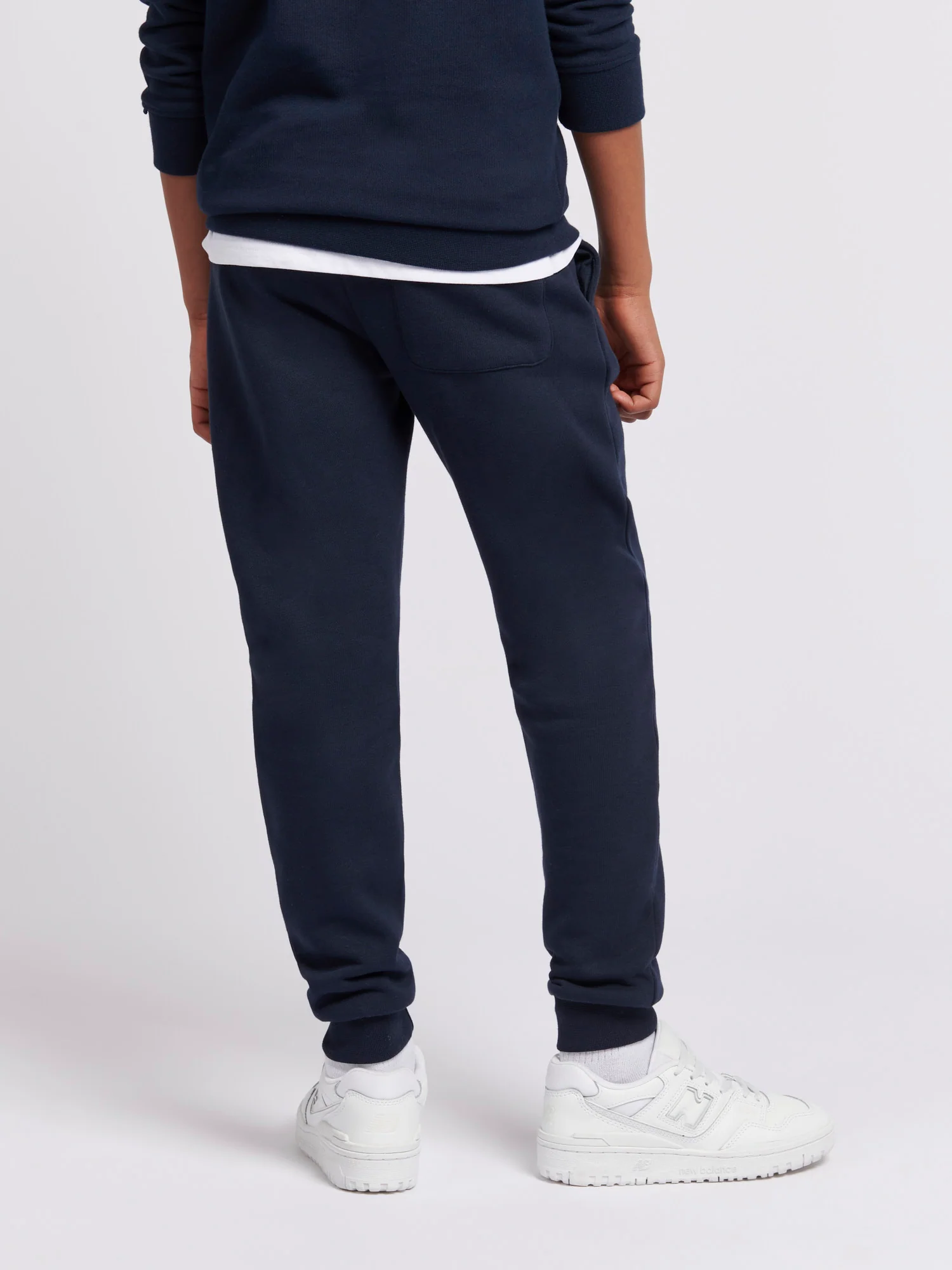 Boys Player 3 Jogger in Dark Sapphire Navy / Haute Red DHM - Image 3