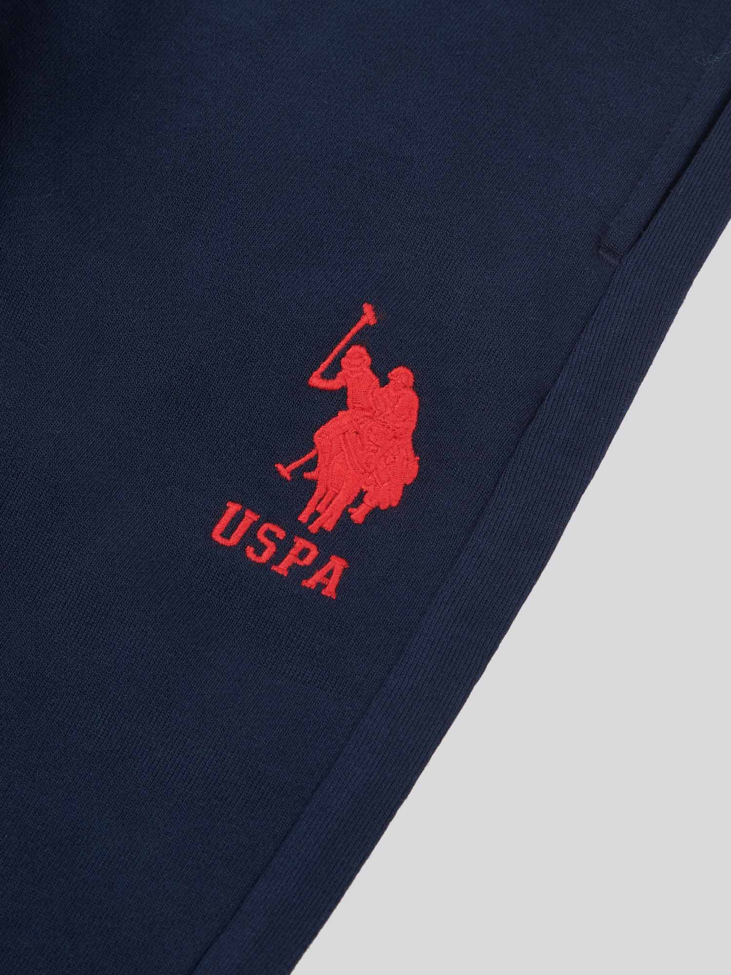 Boys Player 3 Jogger in Dark Sapphire Navy / Haute Red DHM - Image 7