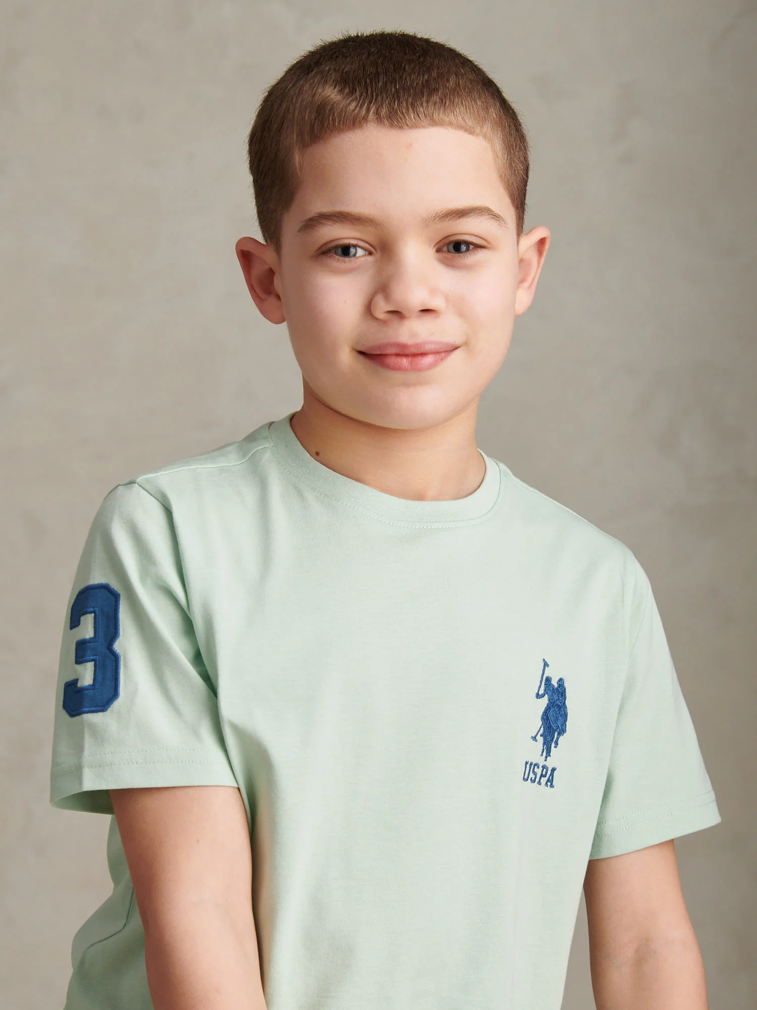 Boys Player 3 T-Shirt Aqua Foam - Image 2