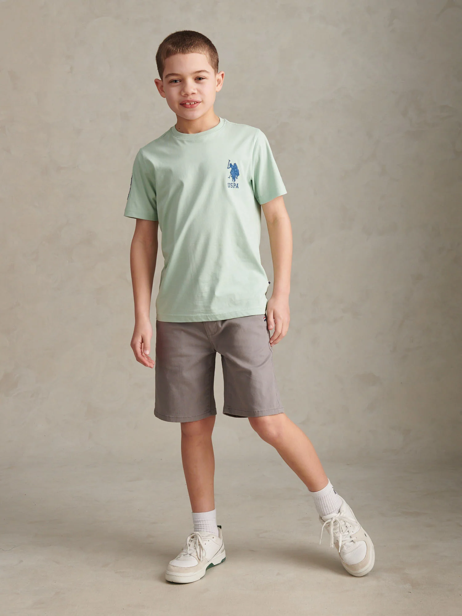 Boys Player 3 T-Shirt Aqua Foam - Image 3