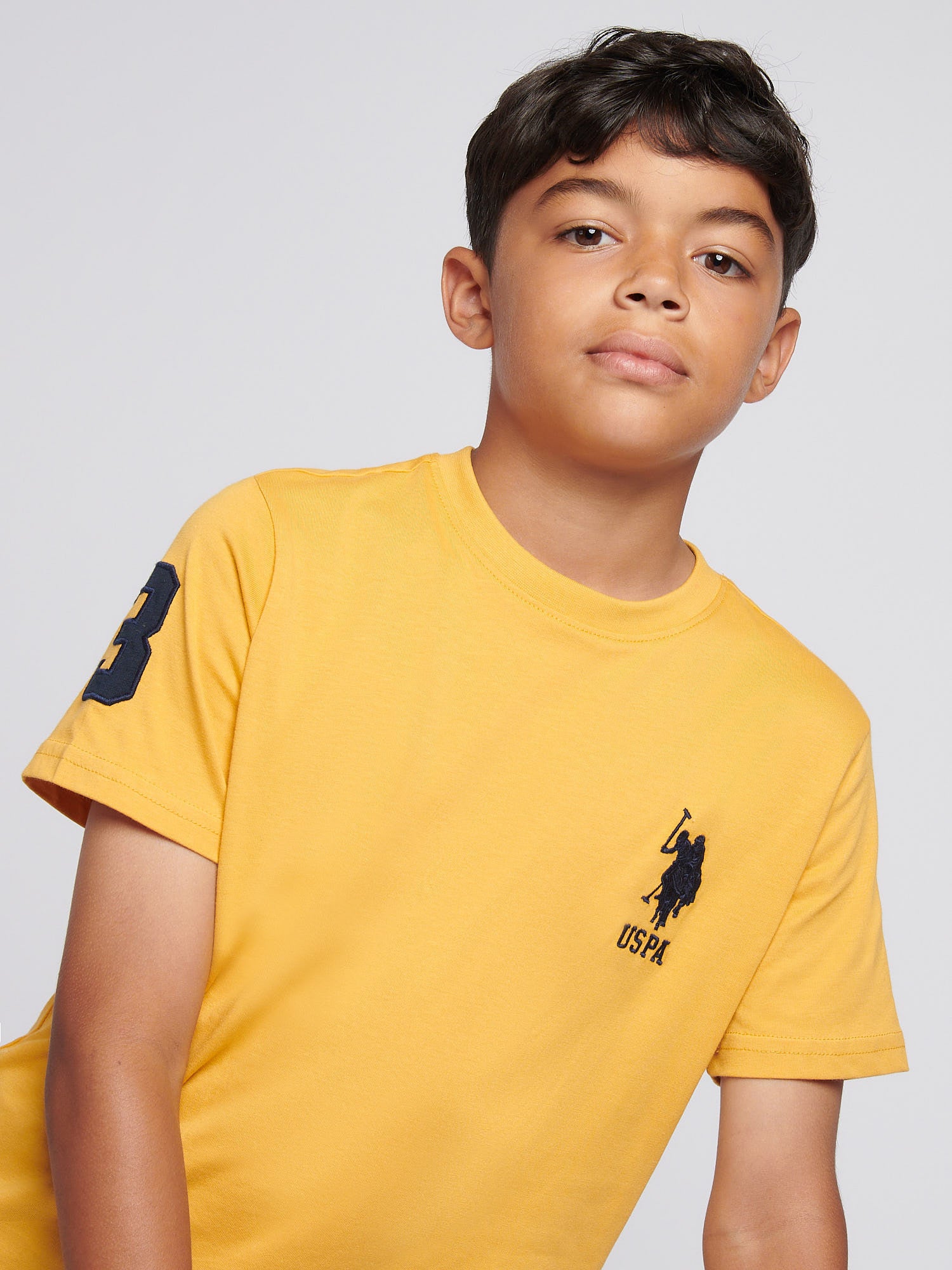 Boys Player 3 T-Shirt Golden Apricot - Image 2
