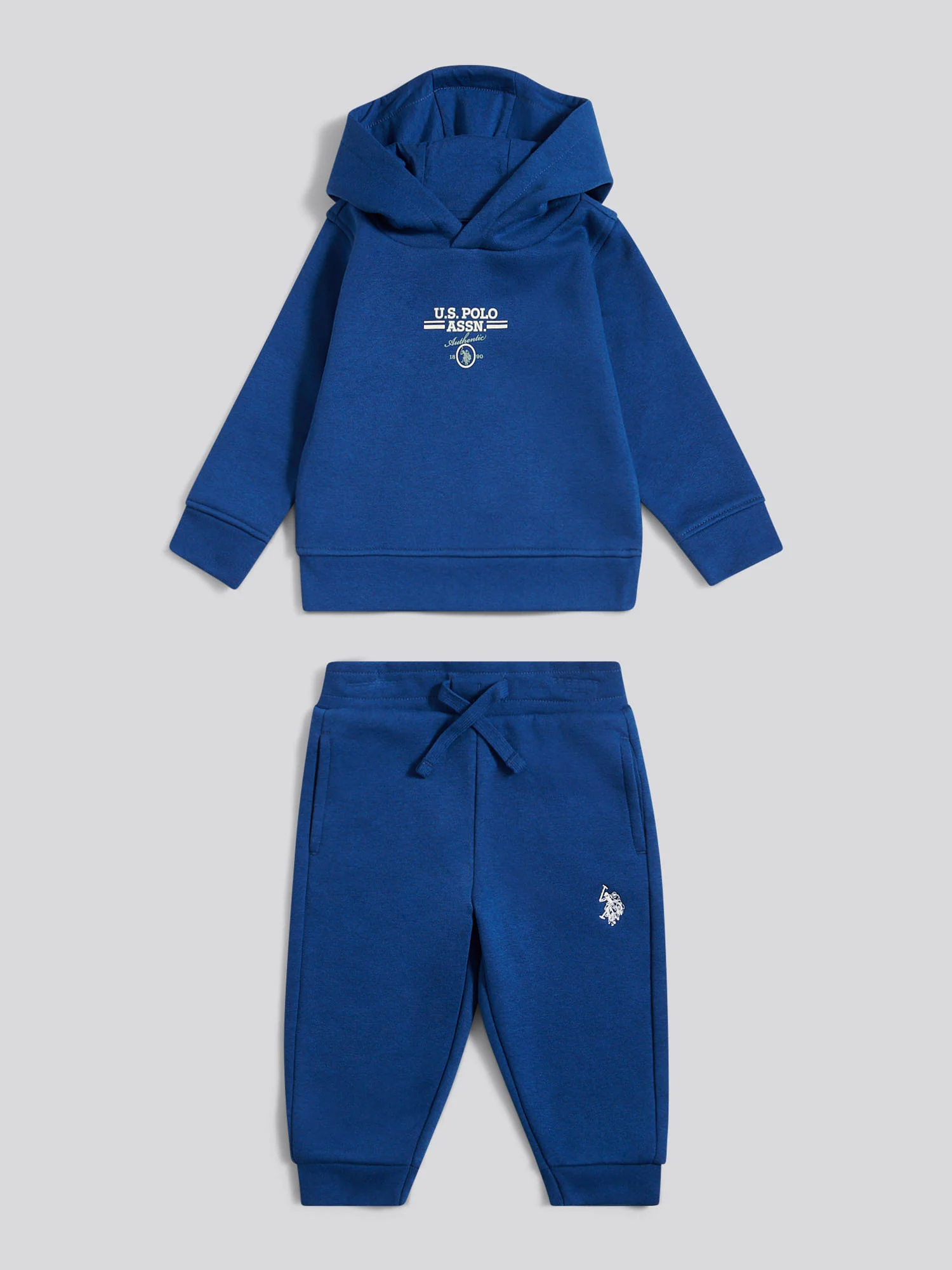 Boys Script Graphic Hoodie & Jogger Set in Navy Peony - Image 14