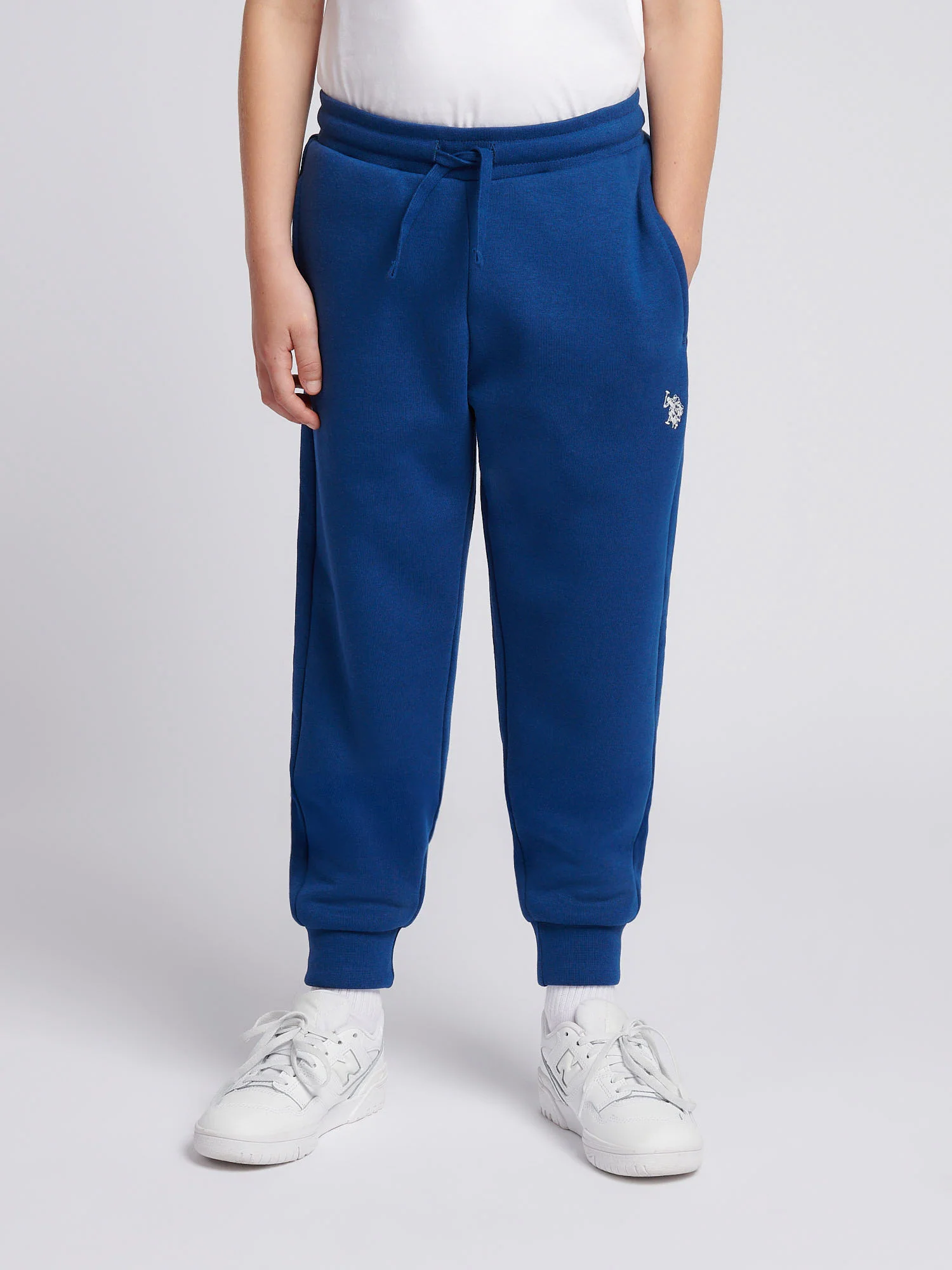 Boys Script Graphic Hoodie & Jogger Set in Navy Peony - Image 4