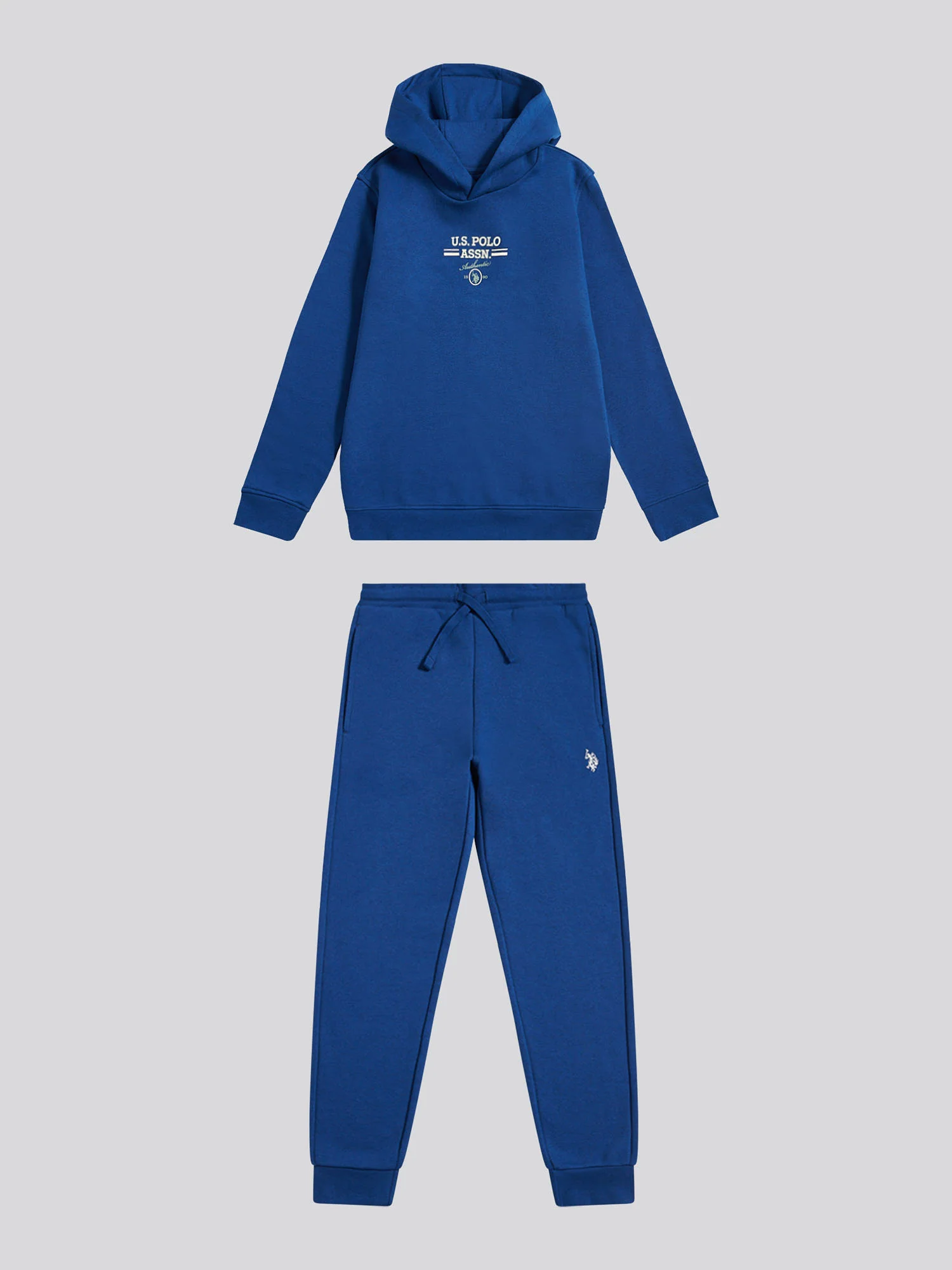 Boys Script Graphic Hoodie & Jogger Set in Navy Peony - Image 8