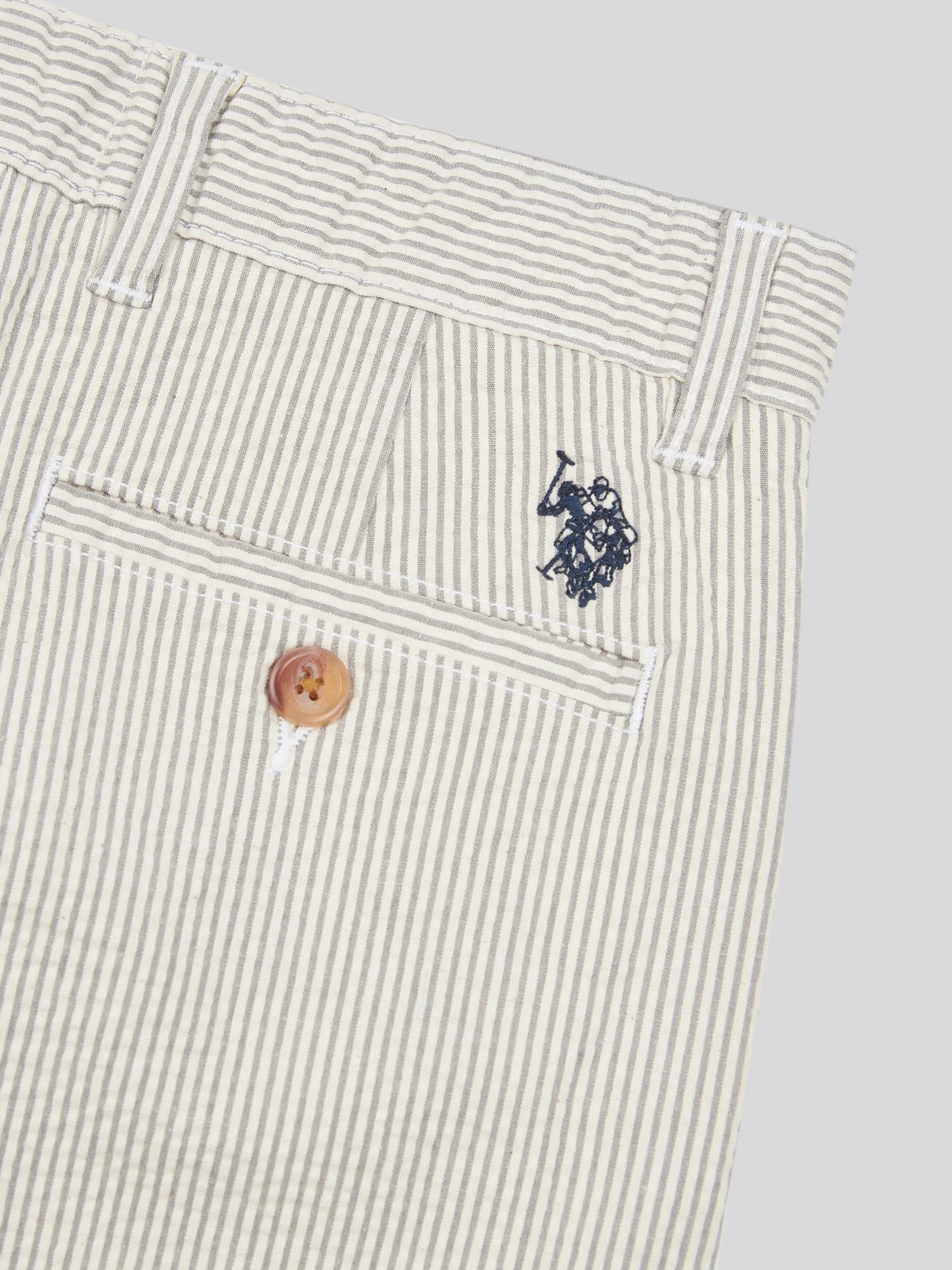 Boys Seersucker Chino Short in Northern Droplet - Image 9
