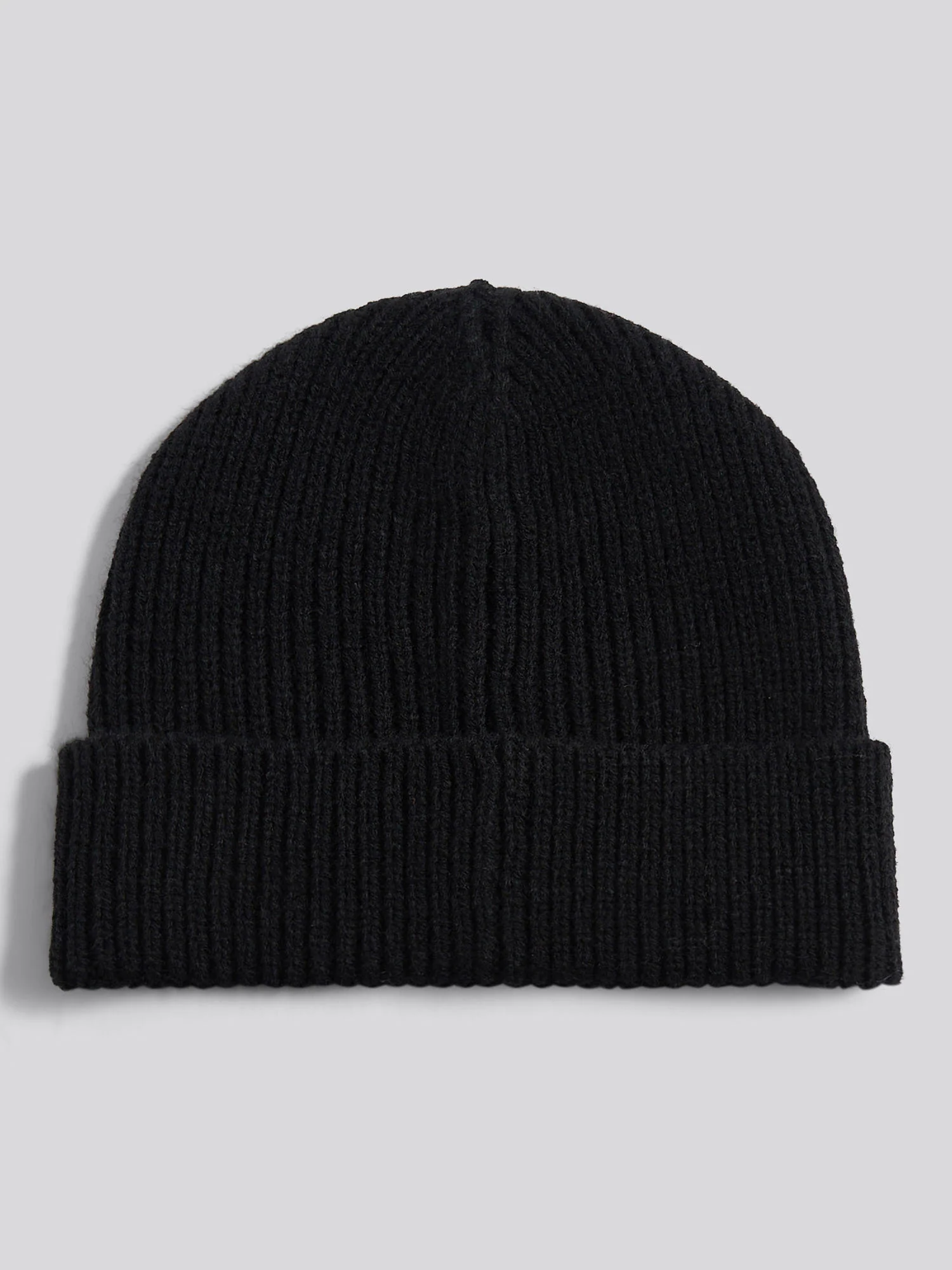 Boys Signature Double Horsemen Knit Beanie in Black - Image 4