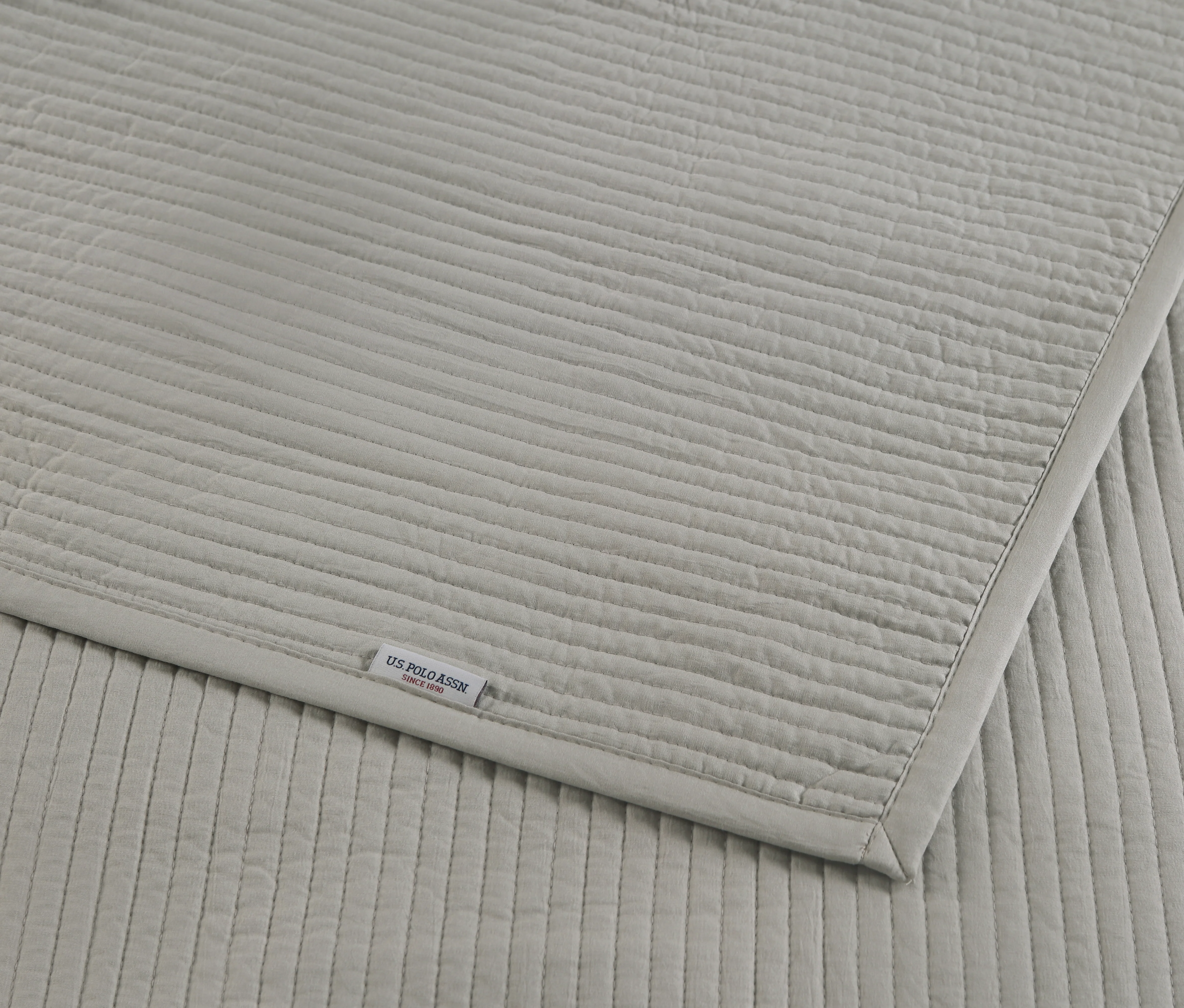 Channel Row Quilted Bedspread Cloud Cream - Image 6
