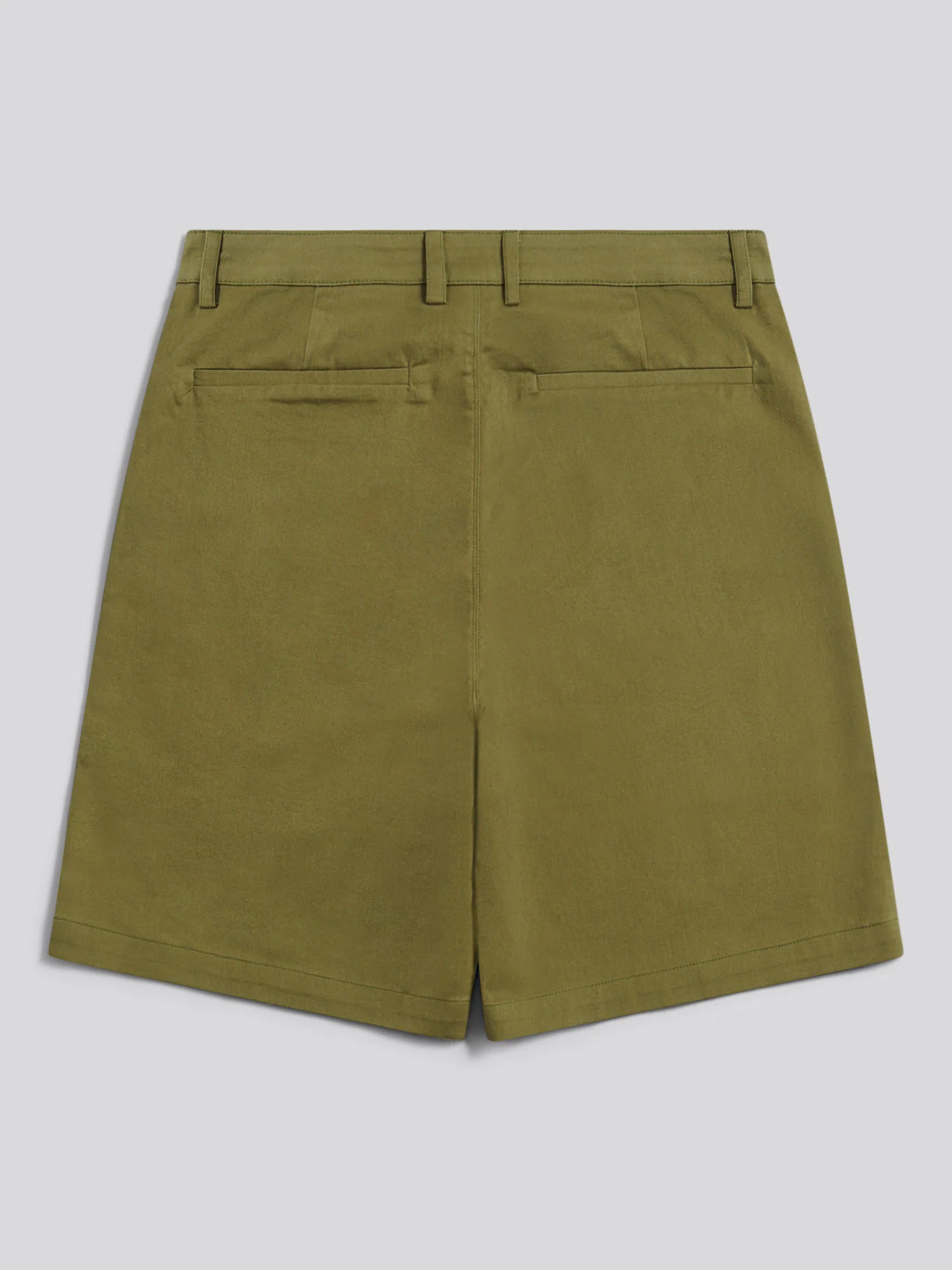 Womens Longline Chino Shorts Capulet Olive - Image 7