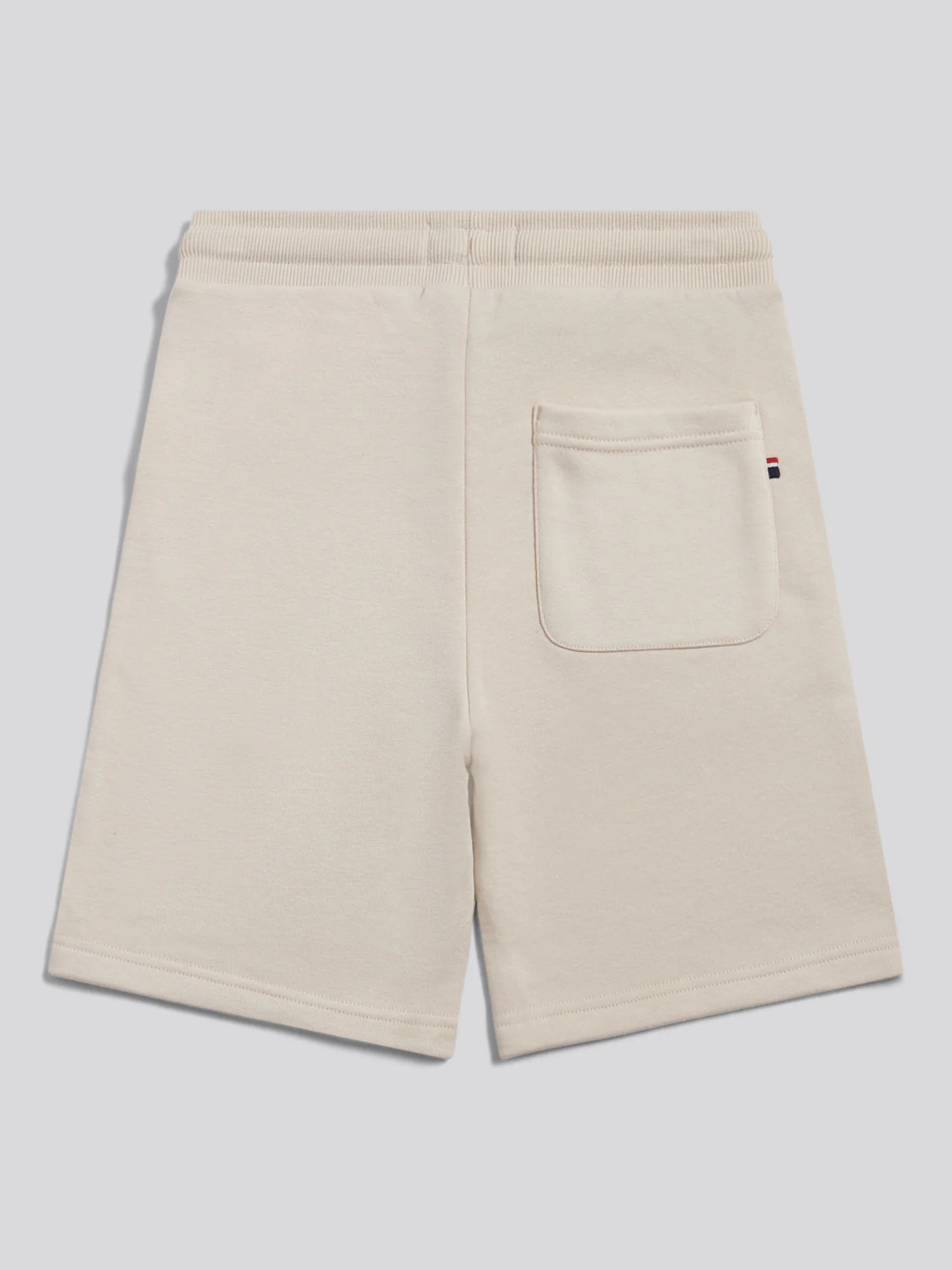 Boys Double Horsemen Sweat Shorts Beige - Image 7