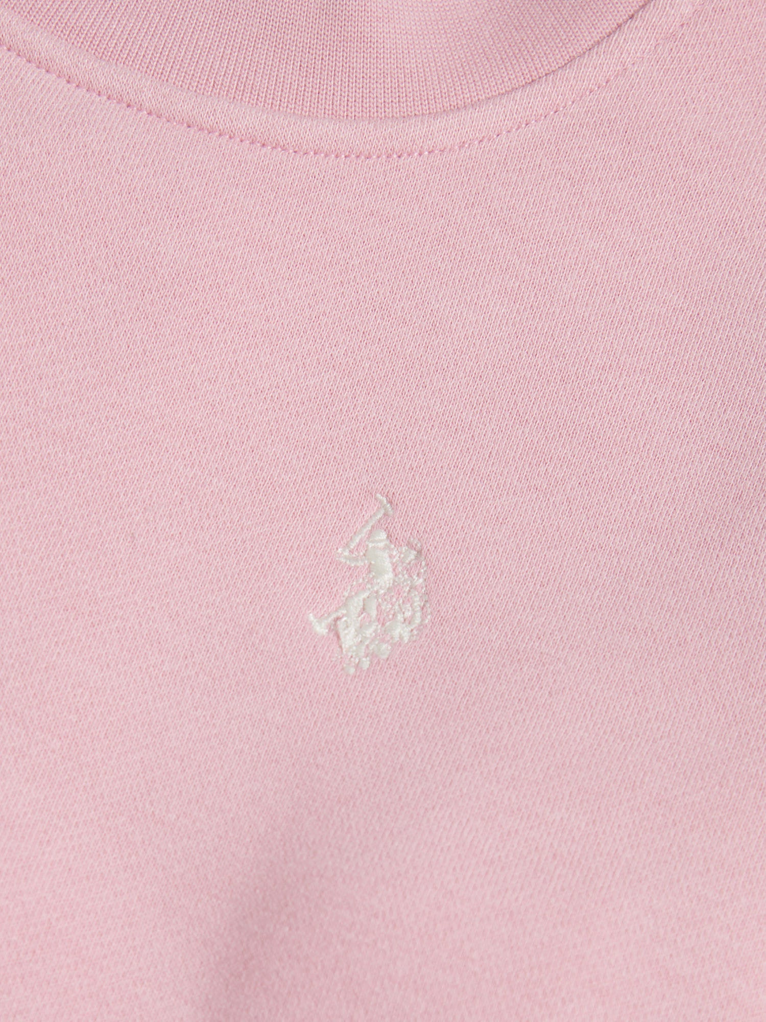 Girls Double Horsemen Crew Sweatshirt Pink Nectar - Image 7