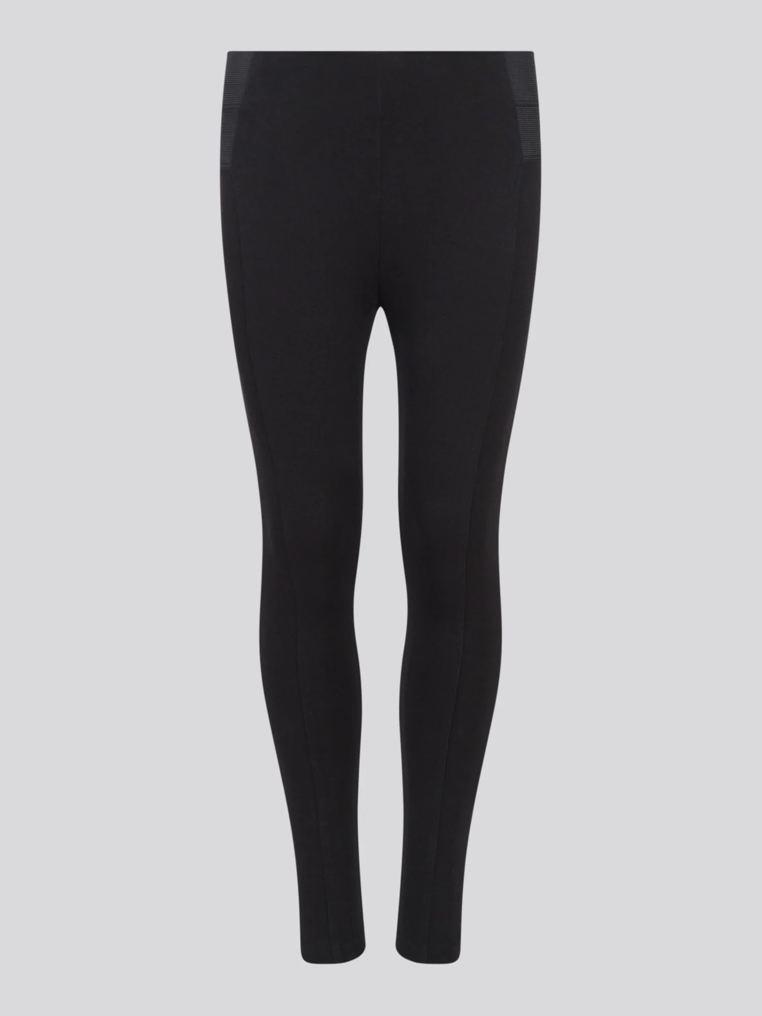 Girls Elastic Waistband Leggings Black - Image 6