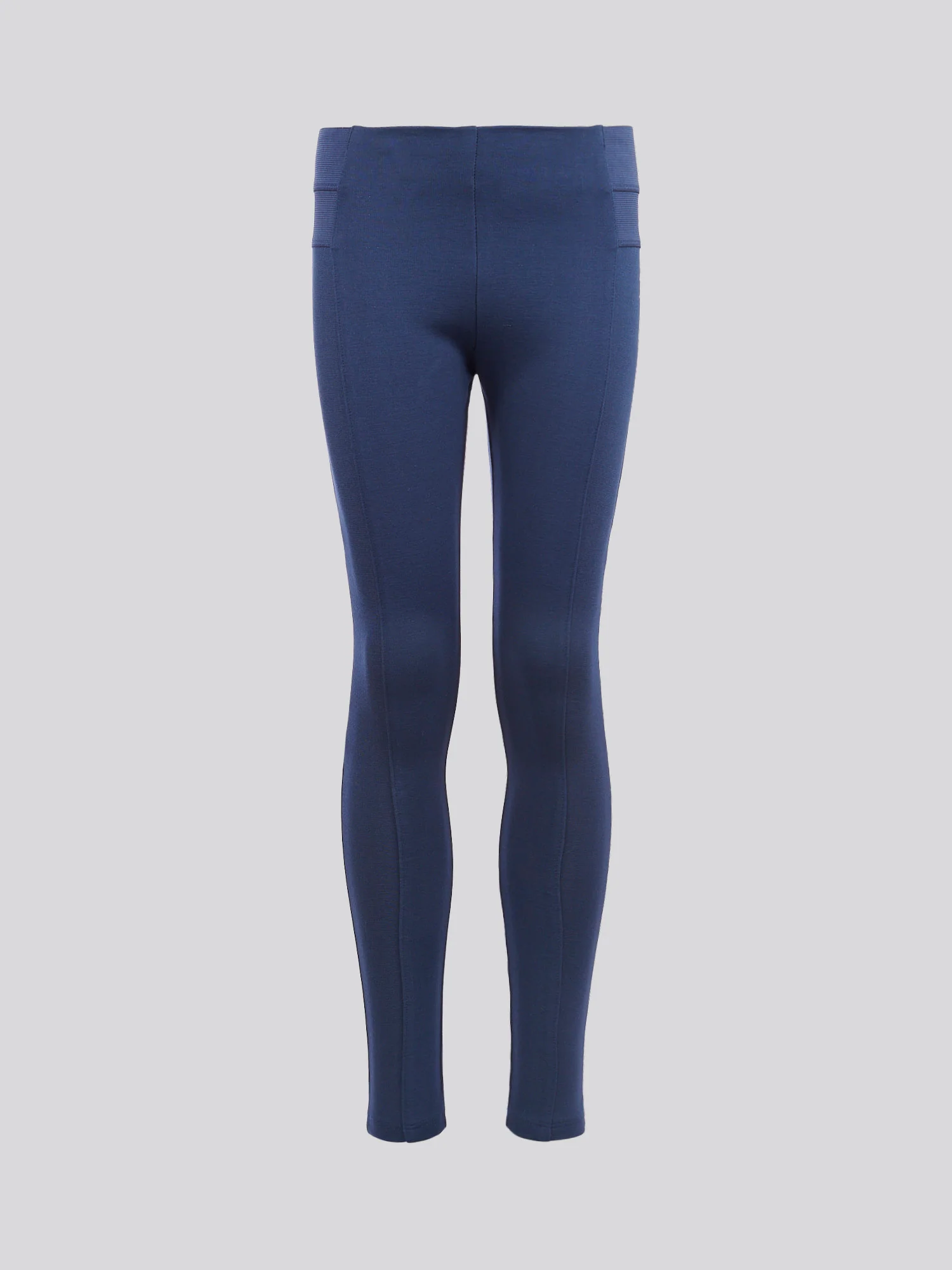 Girls Elastic Waistband Leggings Navy Iris - Image 6