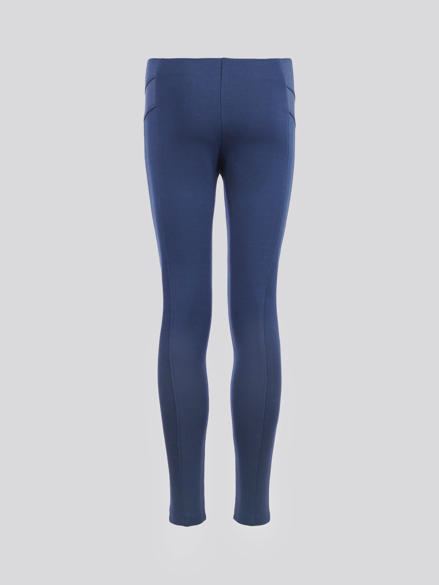Girls Elastic Waistband Leggings Navy Iris - Image 7