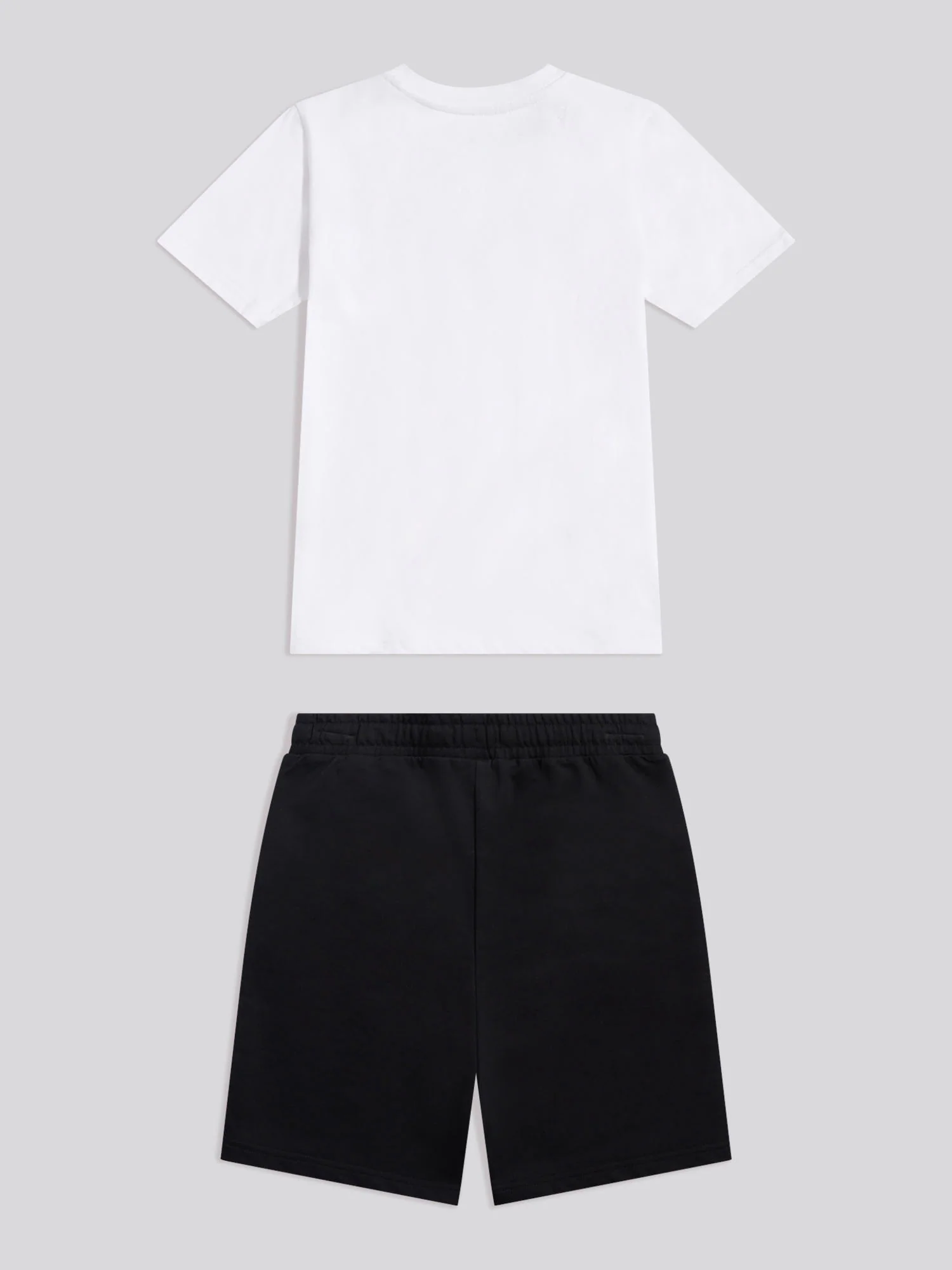 Boys Flag Graphic T-Shirt & Short Set Bright White - Image 7