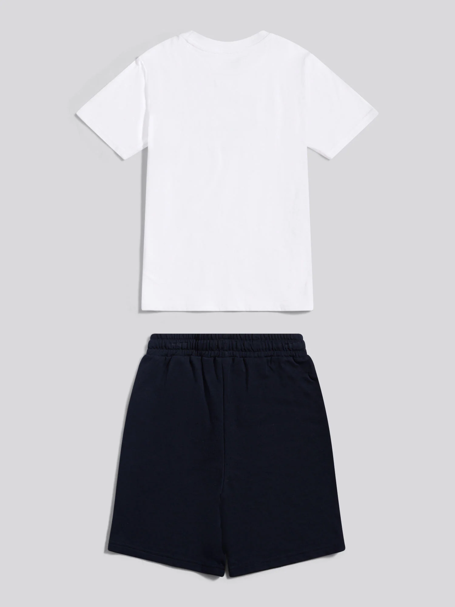 Boys Authentic Graphic T-Shirt & Short Set Bright White - Image 7