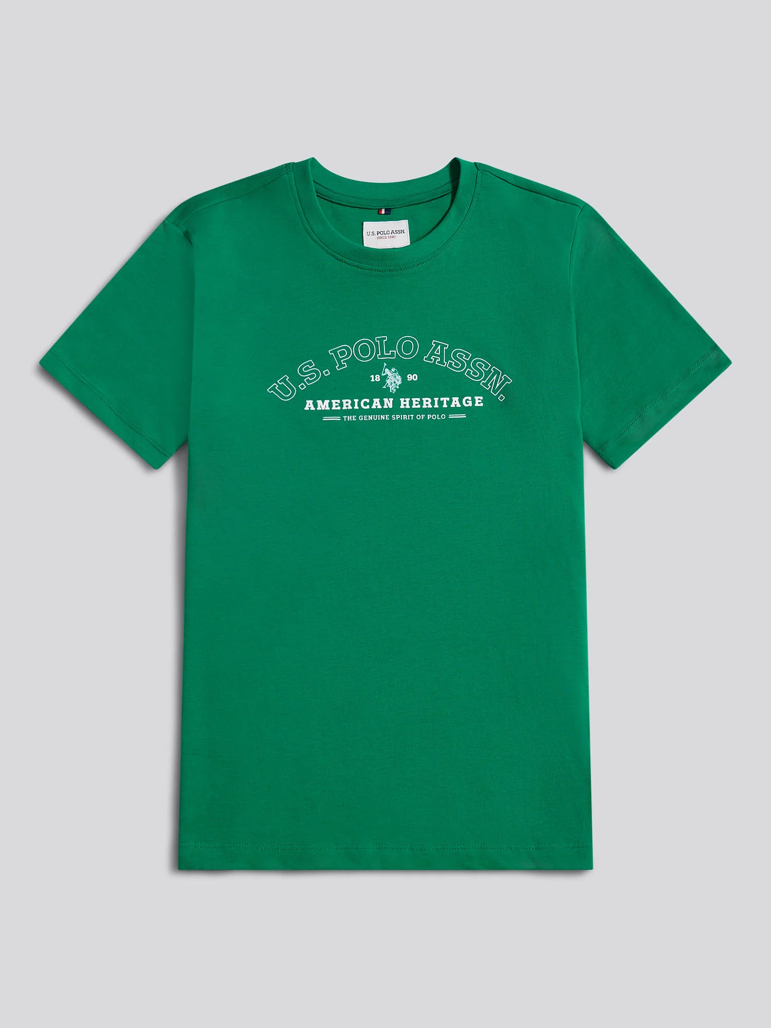 Boys Heritage Graphic Print T-Shirt in Lush Meadow - Image 6