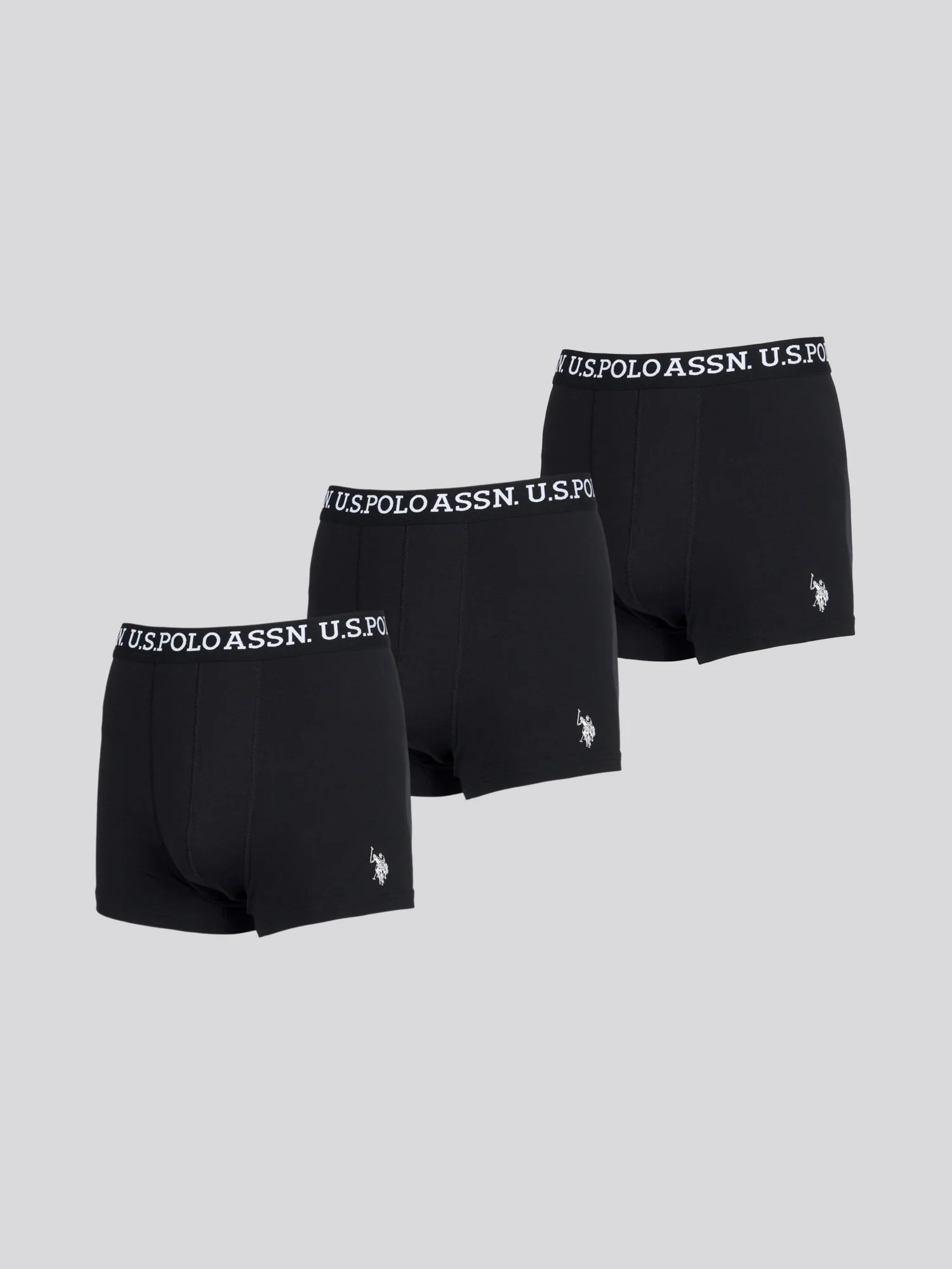 Mens 3 Pack Boxer Shorts Black - Image 6
