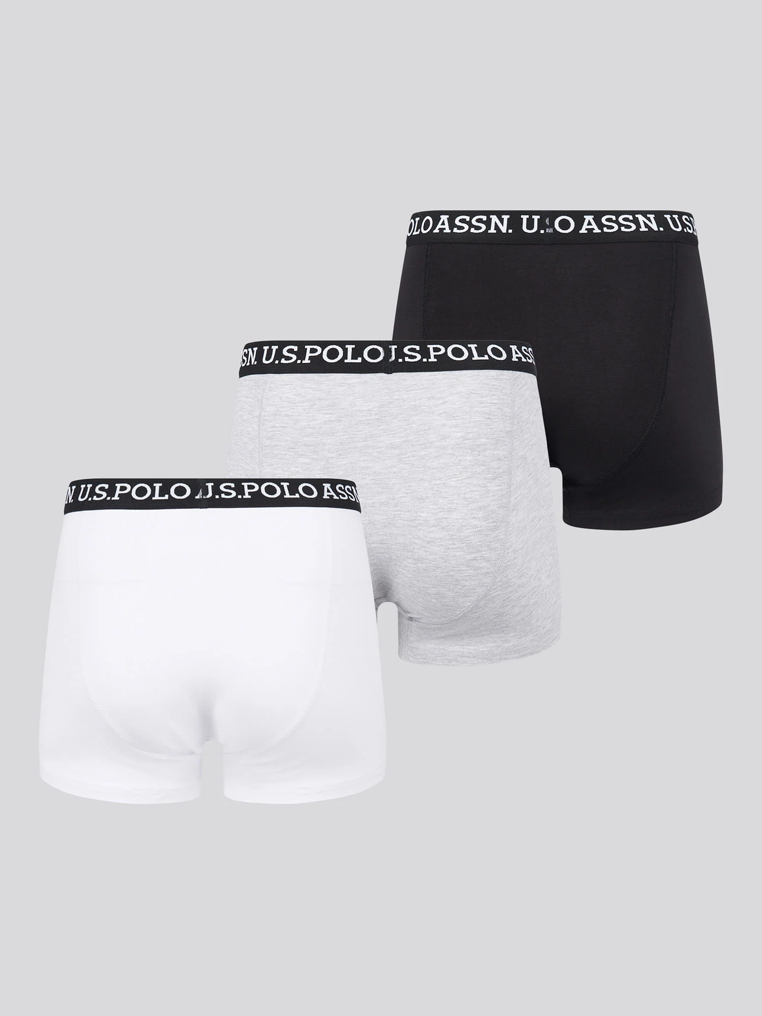 Mens 3 Pack Multi Trunk Black - Image 2