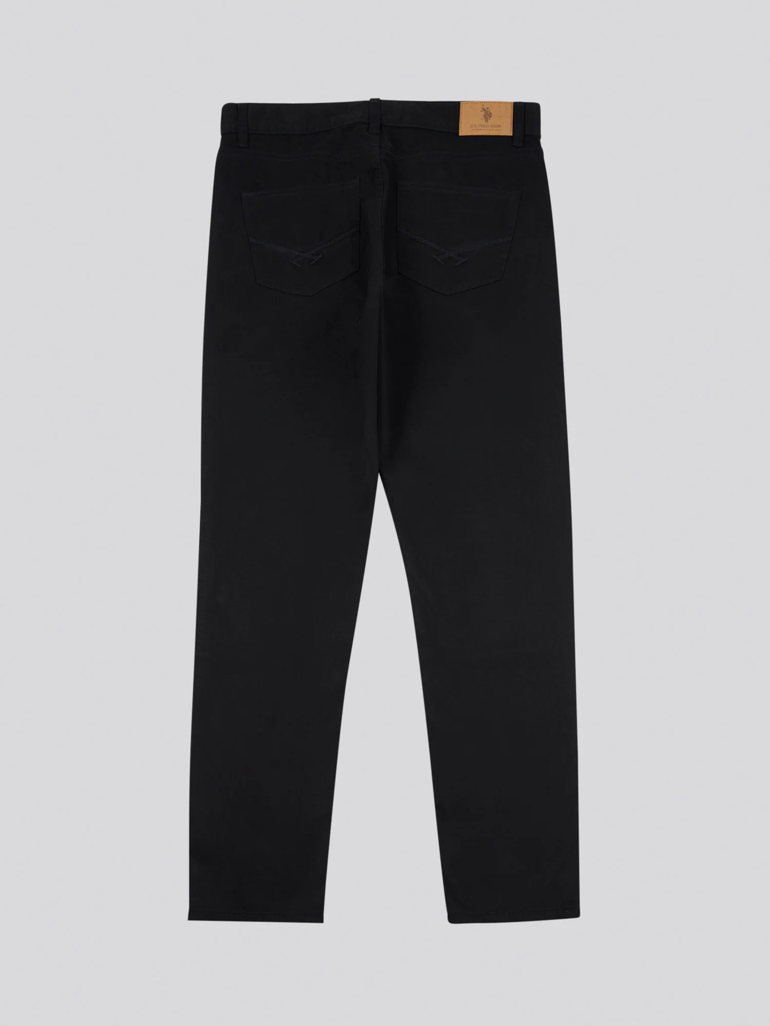 Mens Bedford Cord 5 Pocket Trouser in Black - Image 8