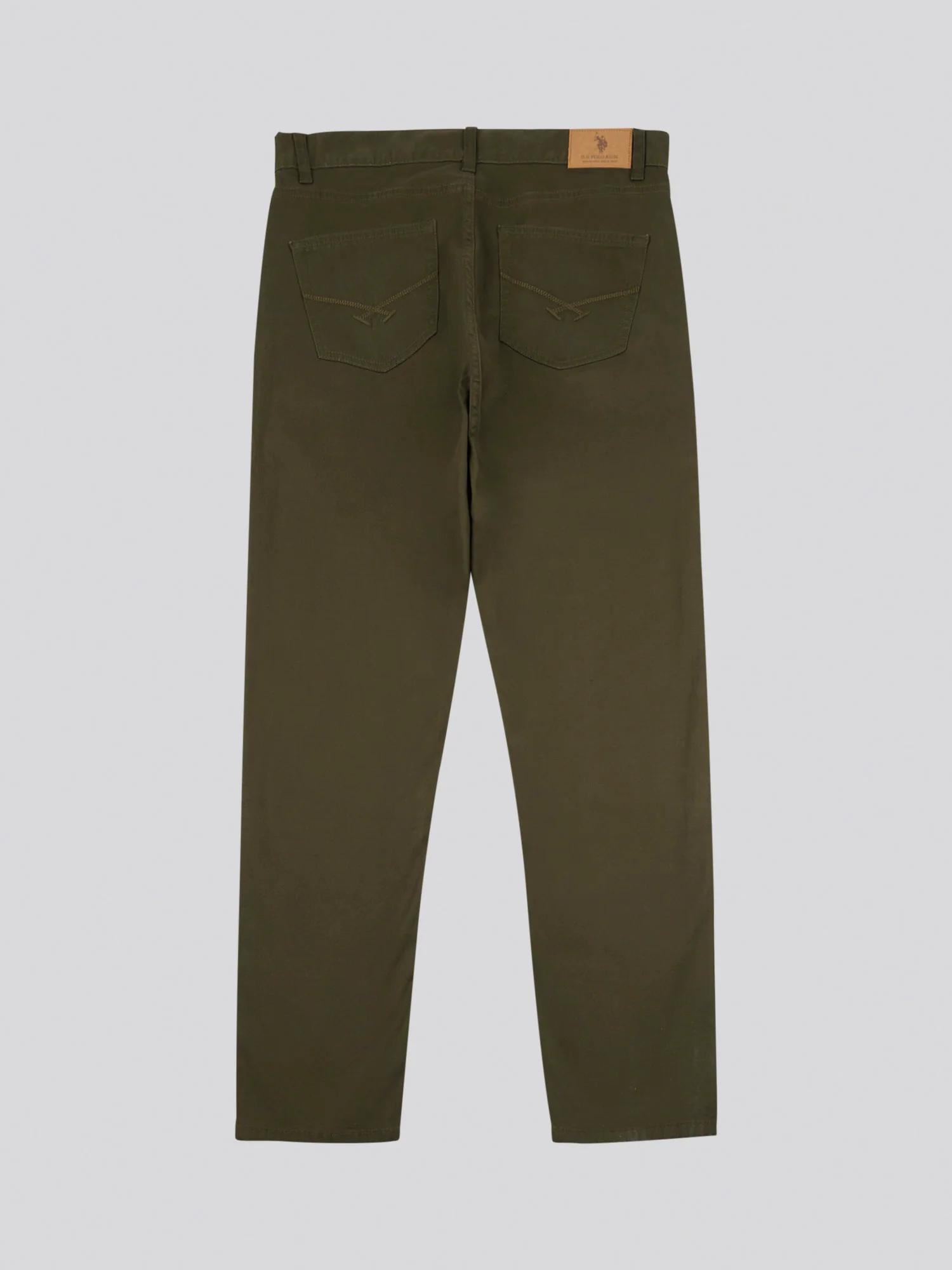 Mens Bedford Cord 5 Pocket Trouser in Forest Night - Image 7