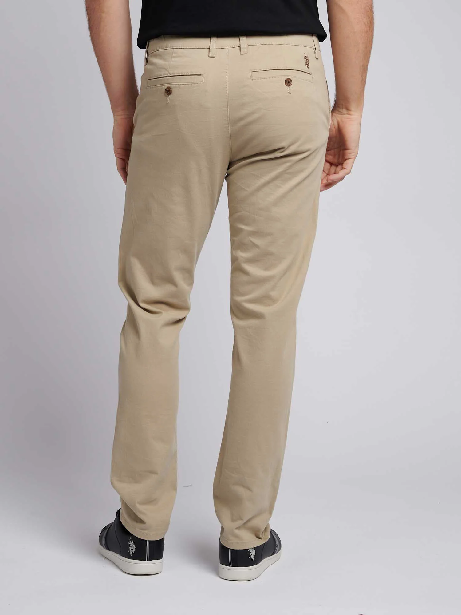 Mens Comfort Waist Classic Chino Trench Coat - Image 3