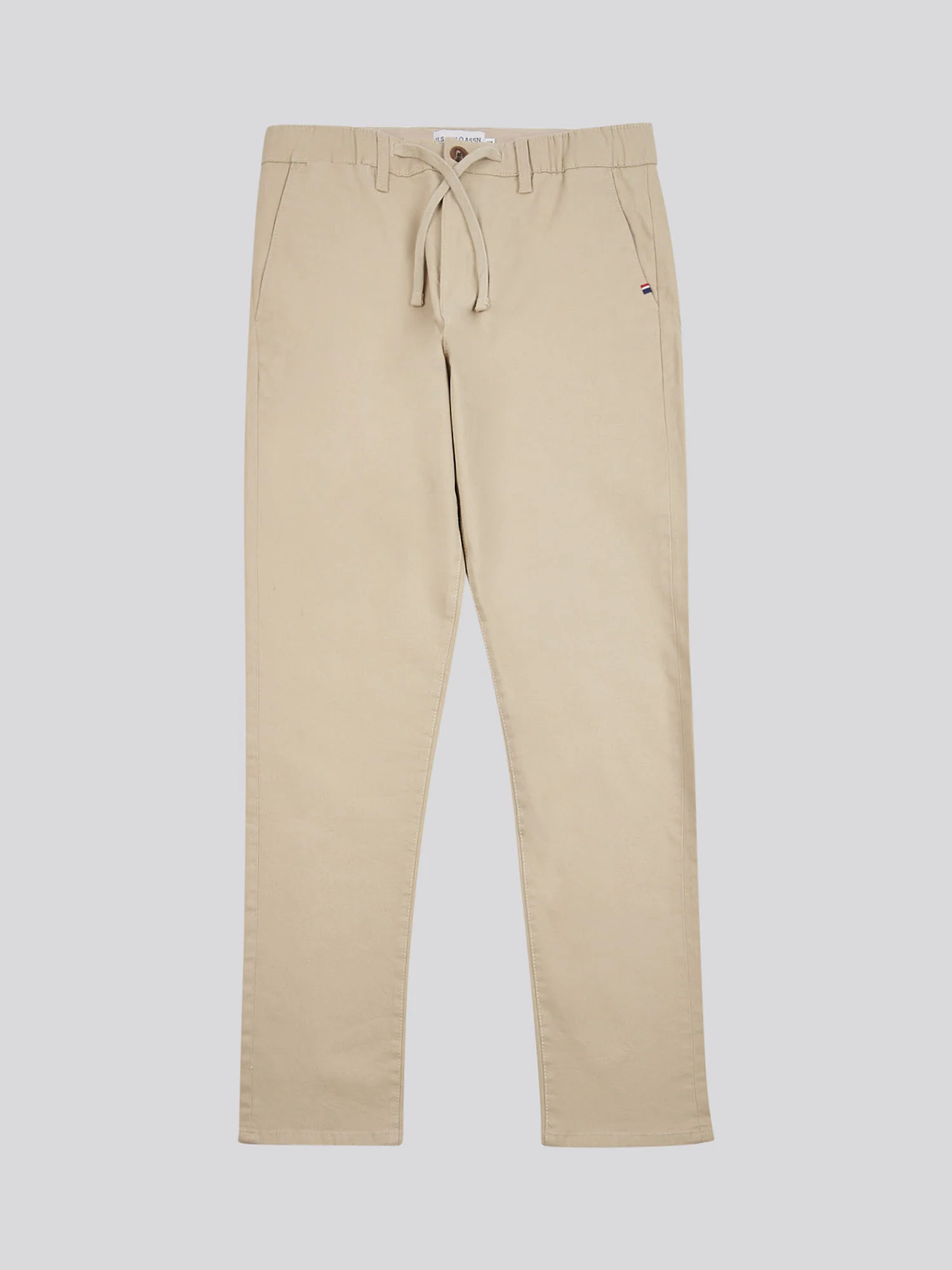 Mens Comfort Waist Classic Chino Trench Coat - Image 5