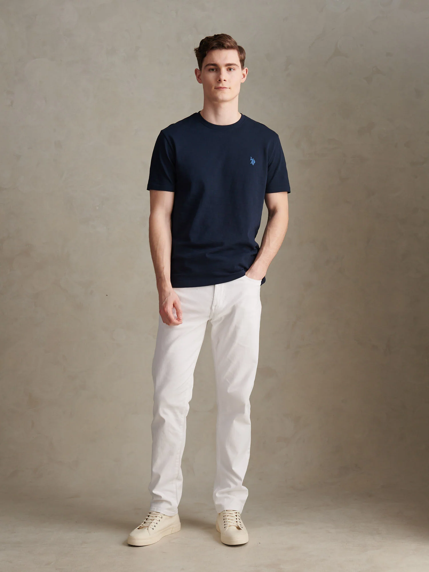 Mens Core 5 Pocket Trouser Bright White - Image 3