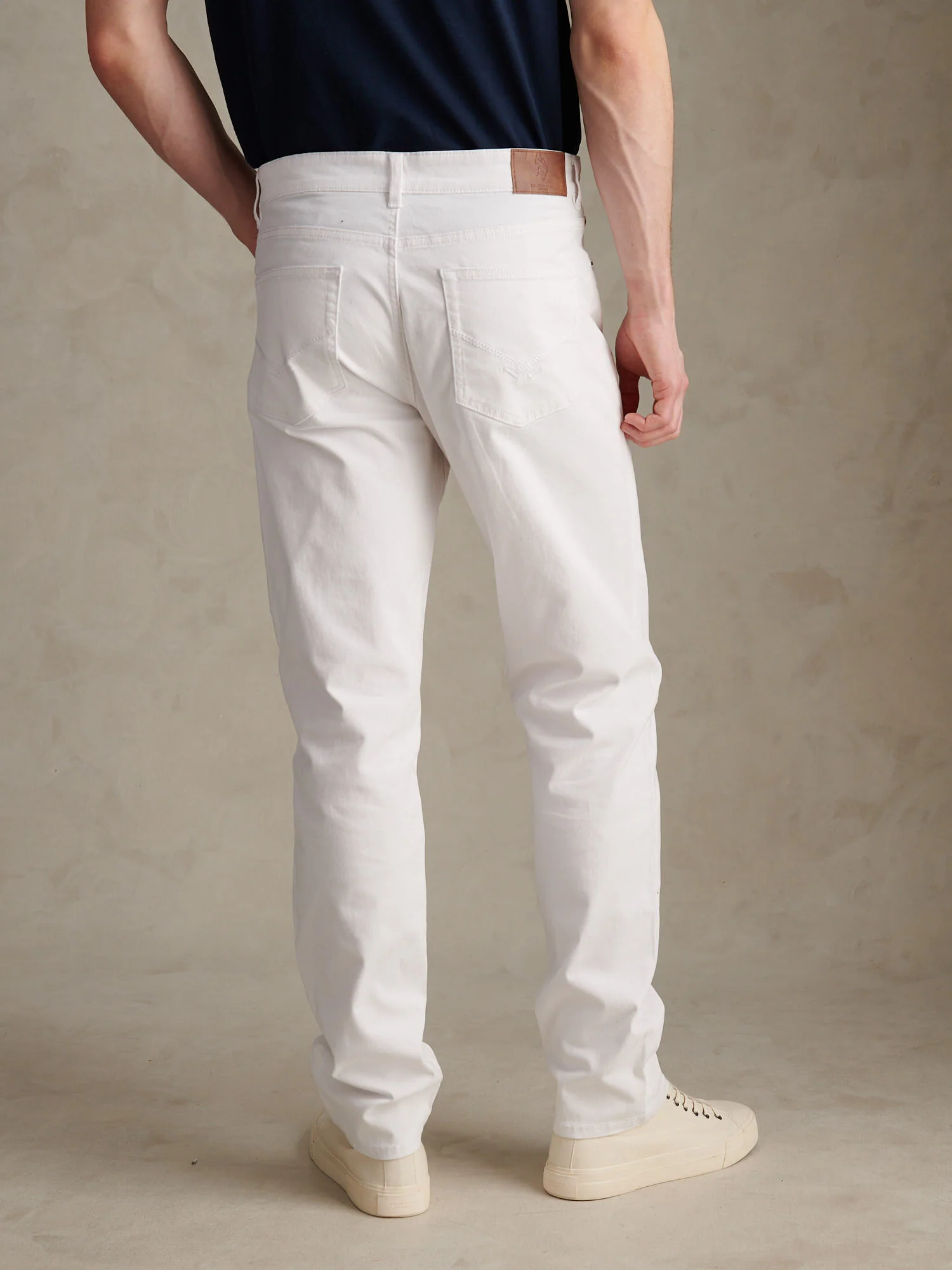 Mens Core 5 Pocket Trouser Bright White - Image 4