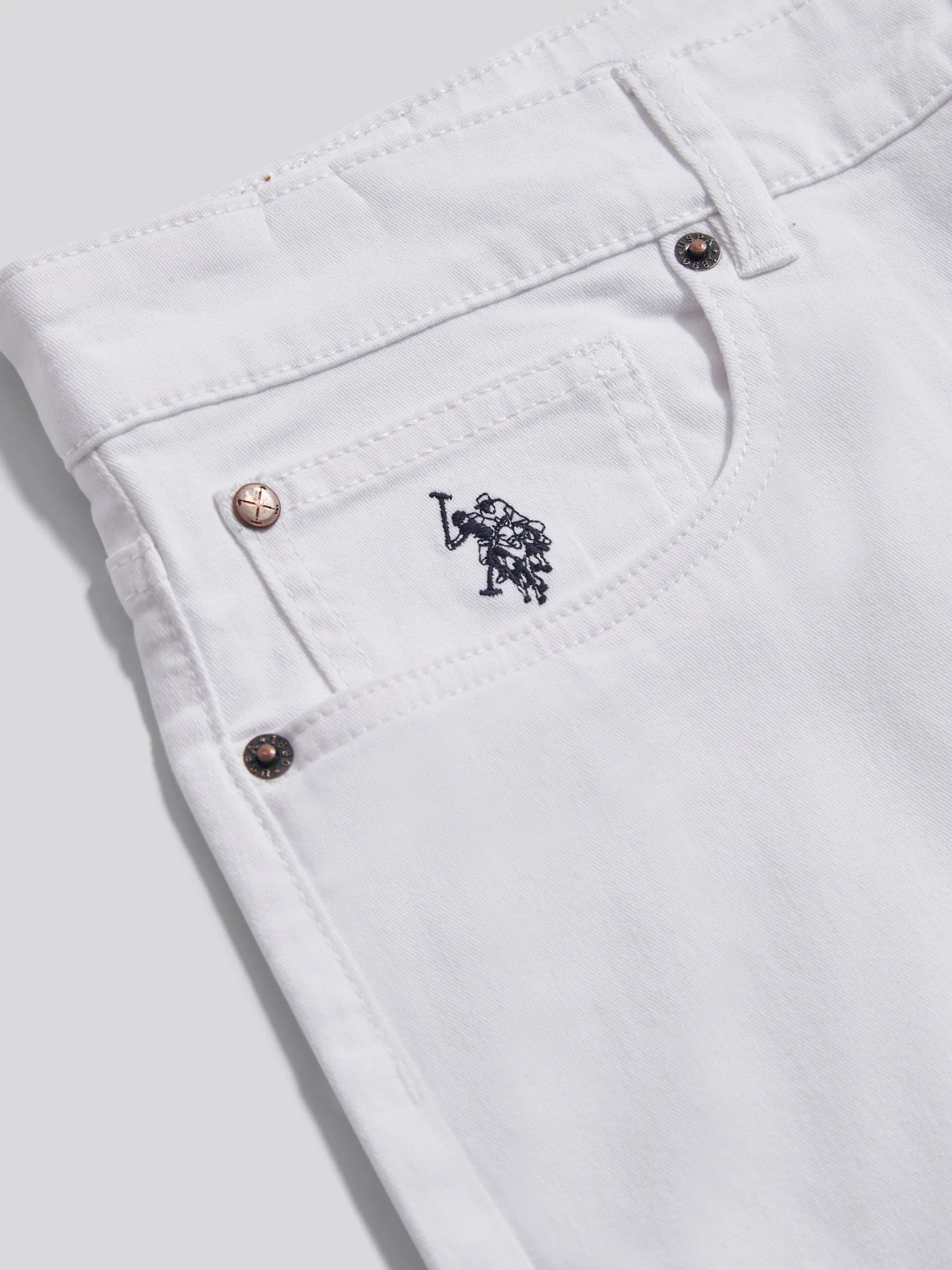 Mens Core 5 Pocket Trouser Bright White - Image 8