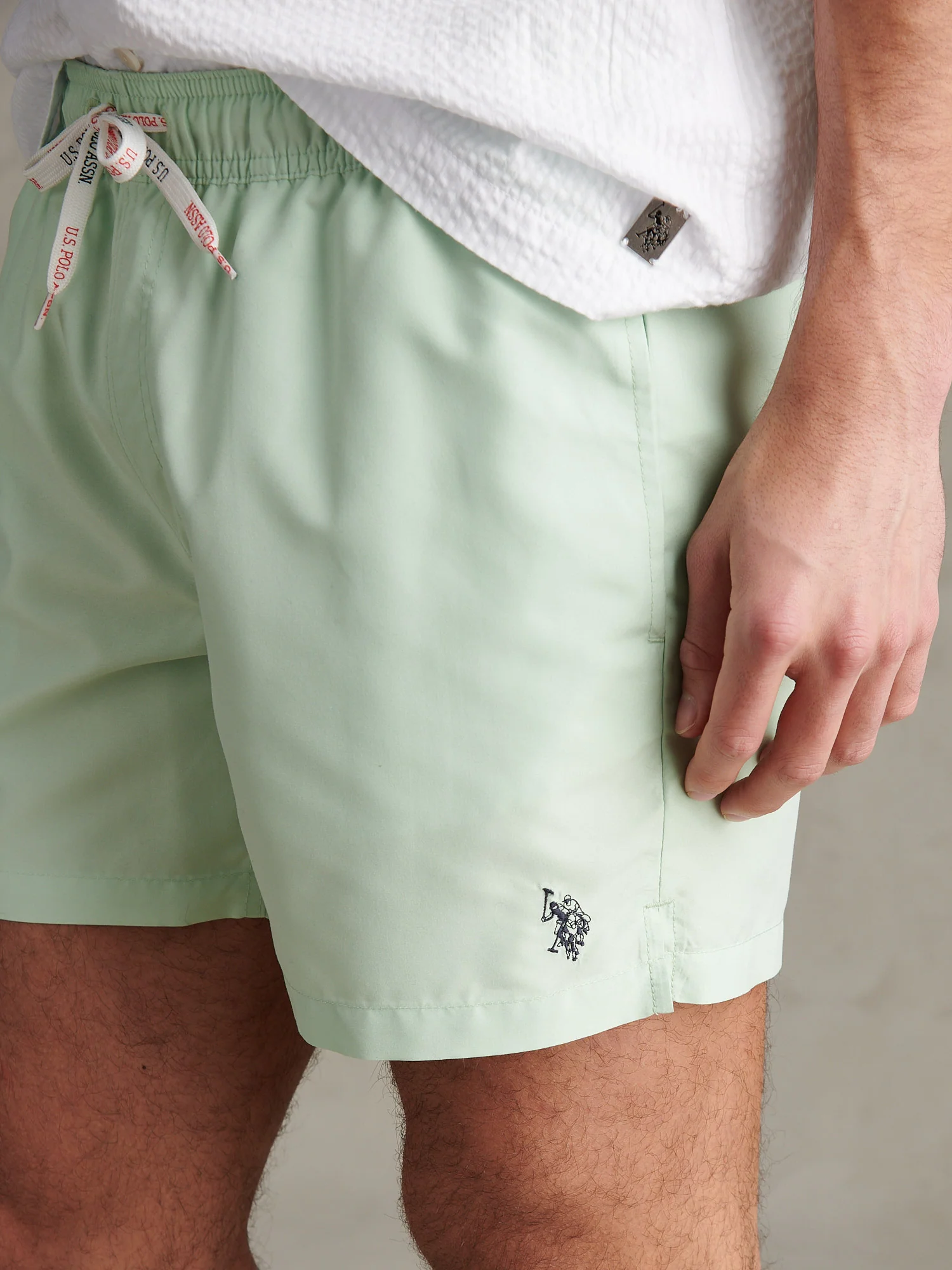 Mens Core Swim Short Pastel Green - Image 2