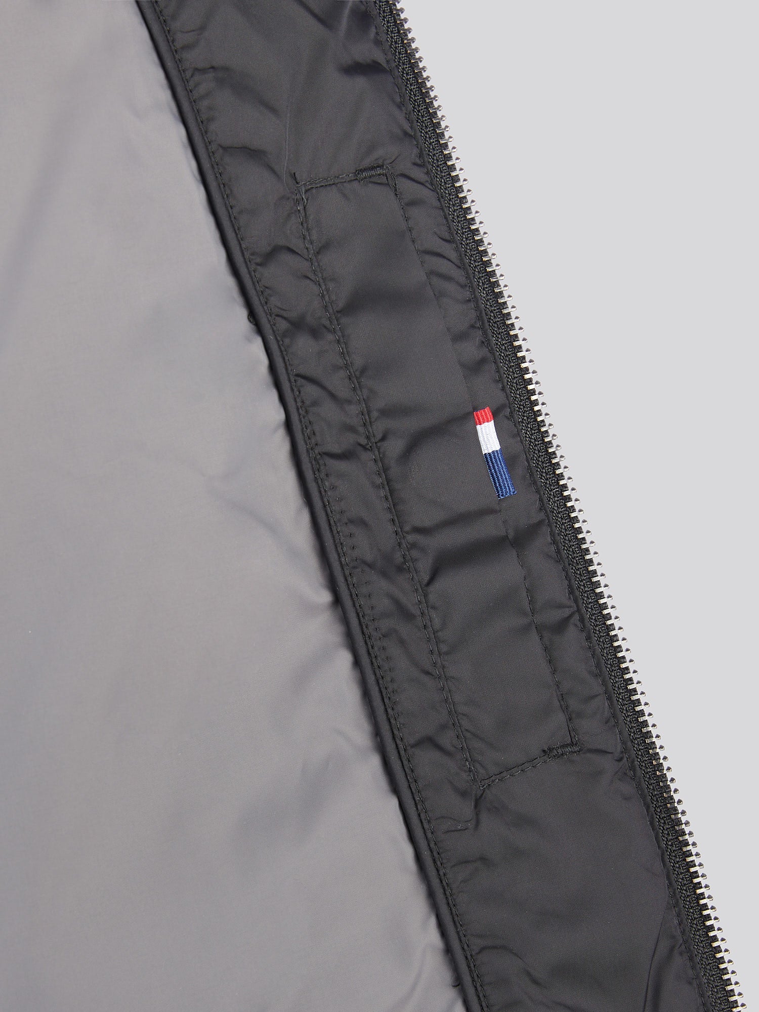 Mens Diamond Quilt Padded Collared Jacket in Black - Image 10