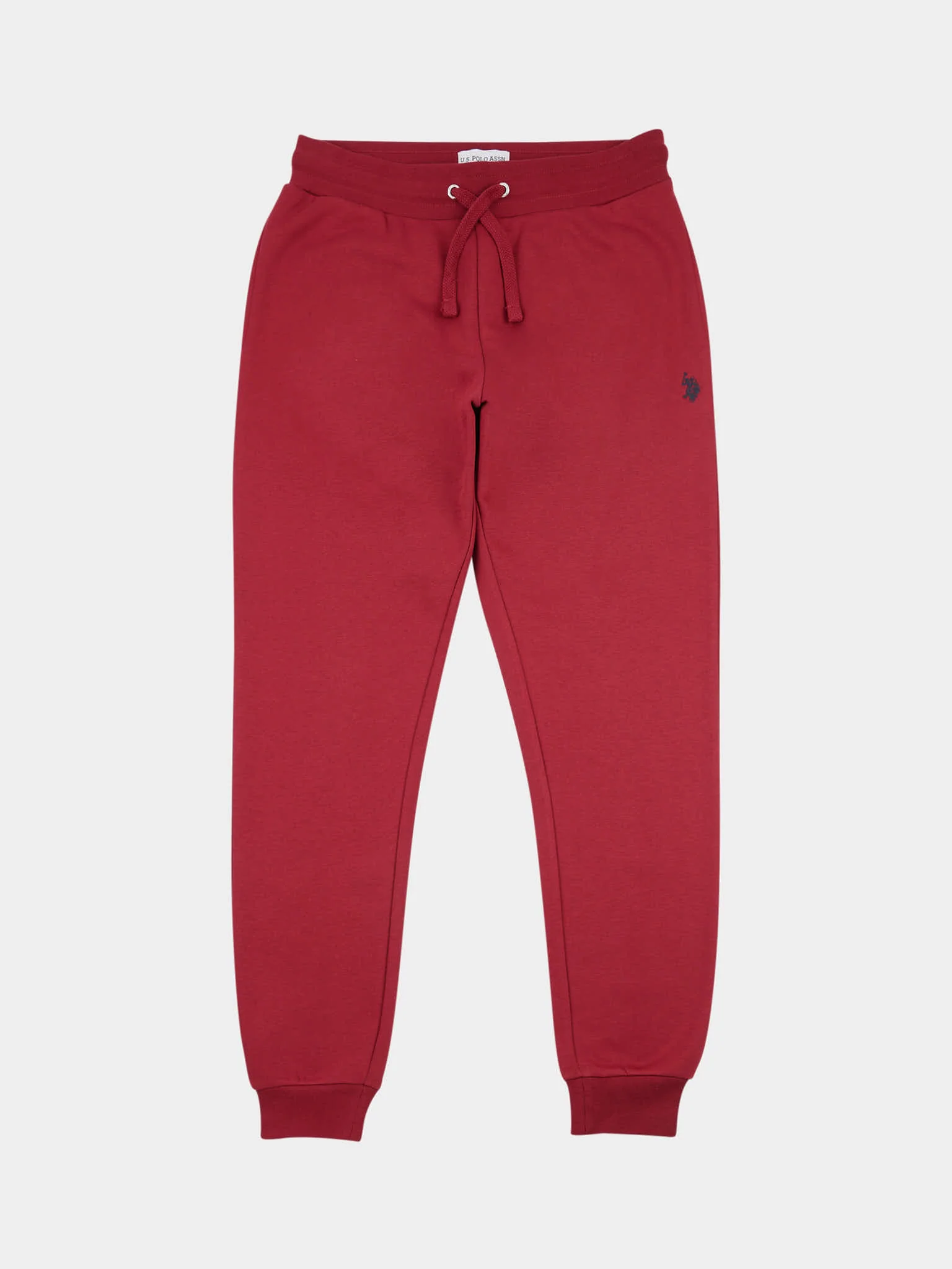 Mens Double Horsemen Jogger in Tibetan Red - Image 6