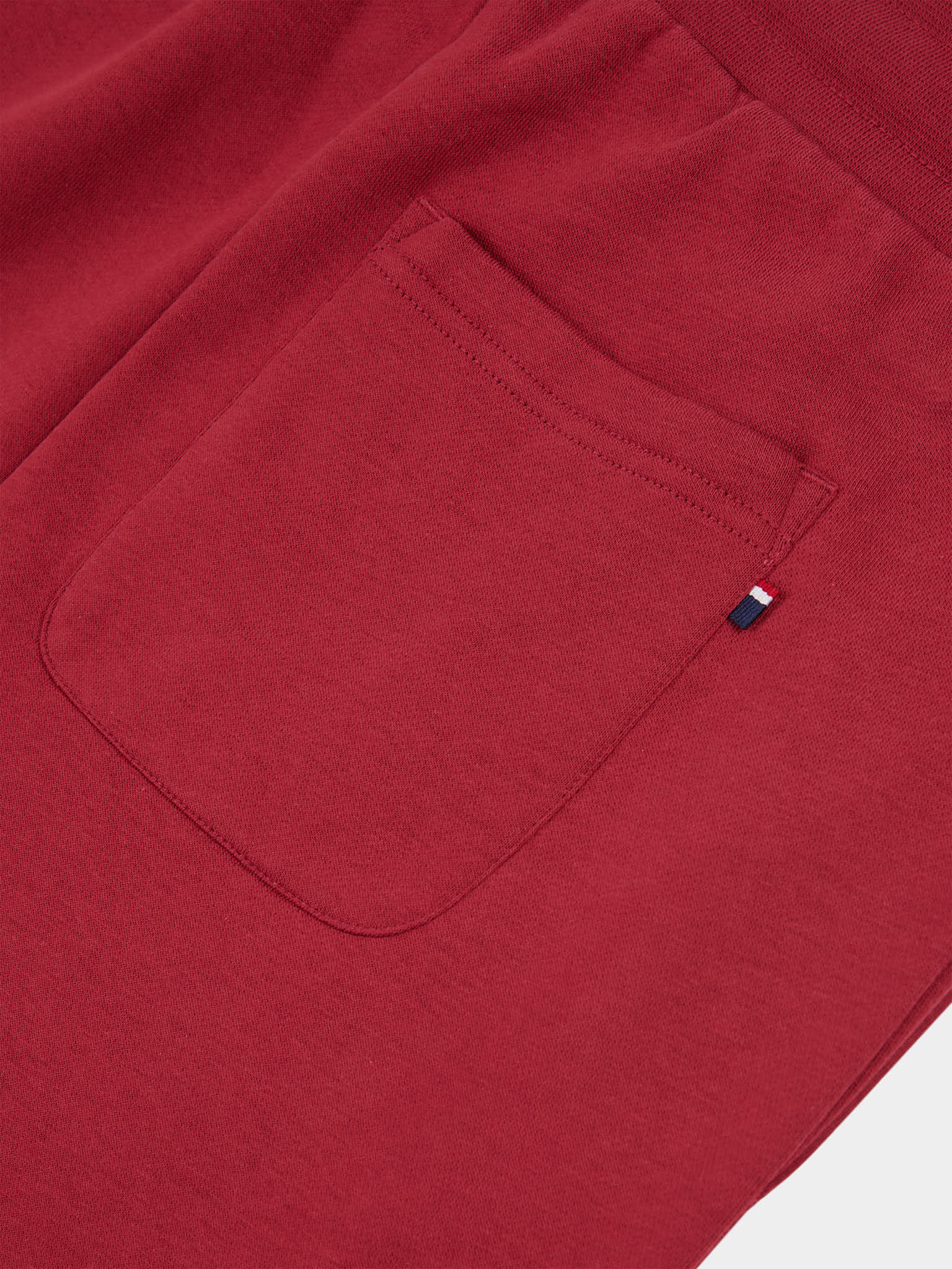 Mens Double Horsemen Jogger in Tibetan Red - Image 9