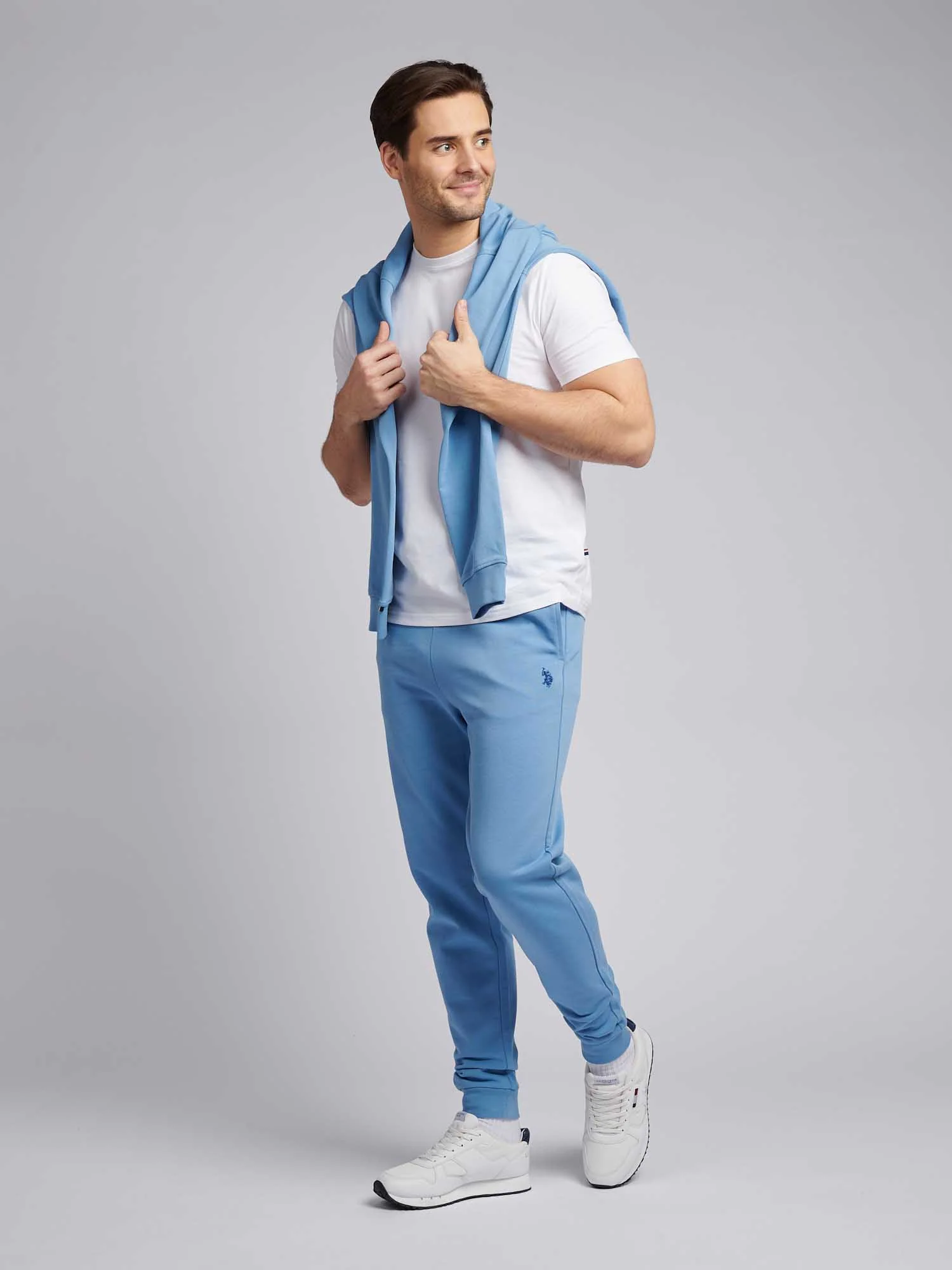 Mens Double Horsemen Loopback Jogger Allure - Image 4