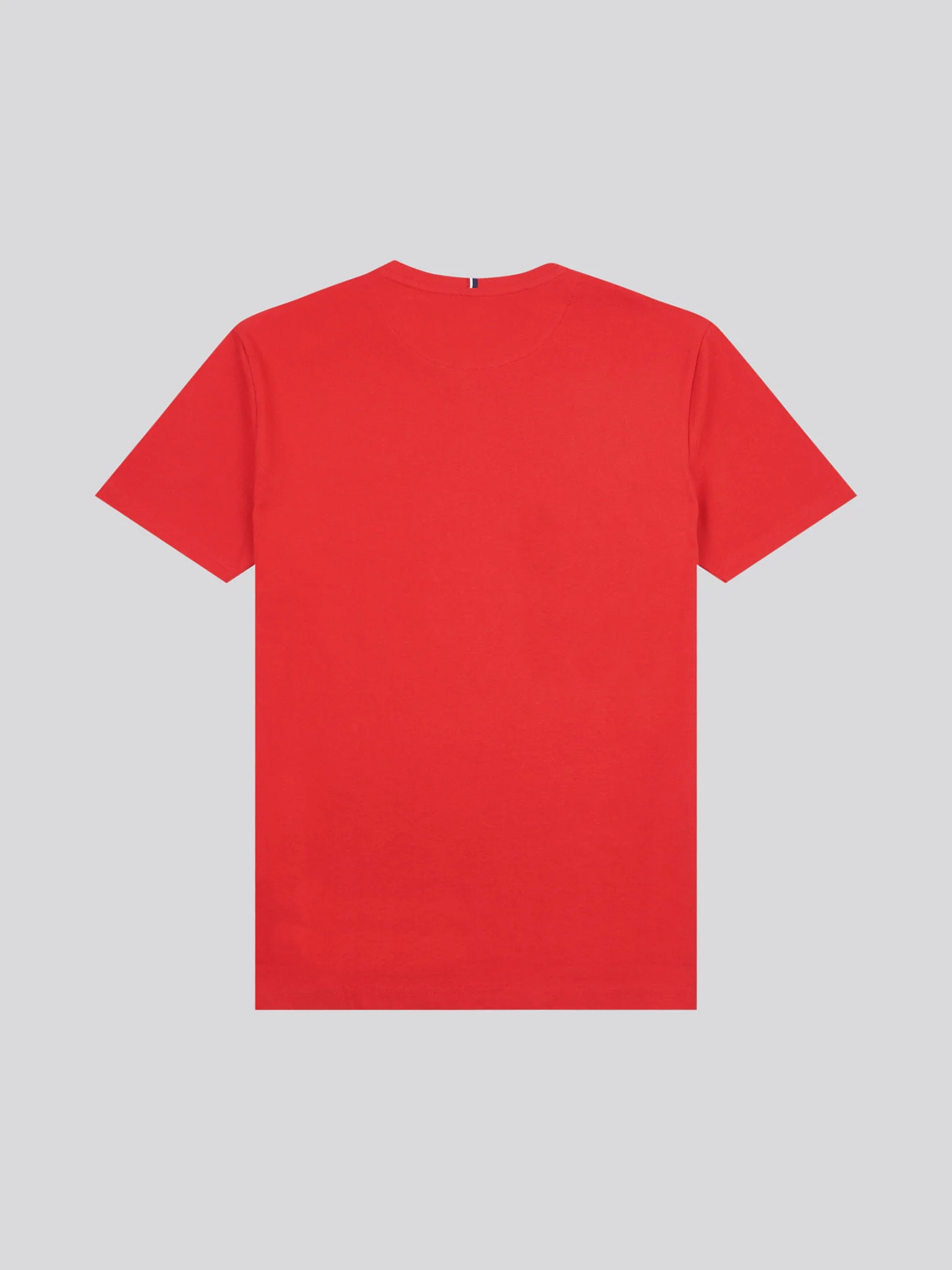 Mens Double Horsemen Pocket T-Shirt in Haute Red - Image 6